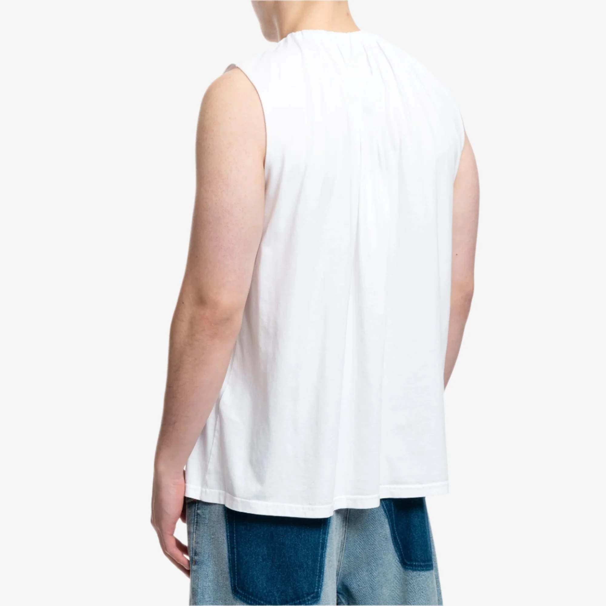 Gathered Collar T-Shirt - Image 4