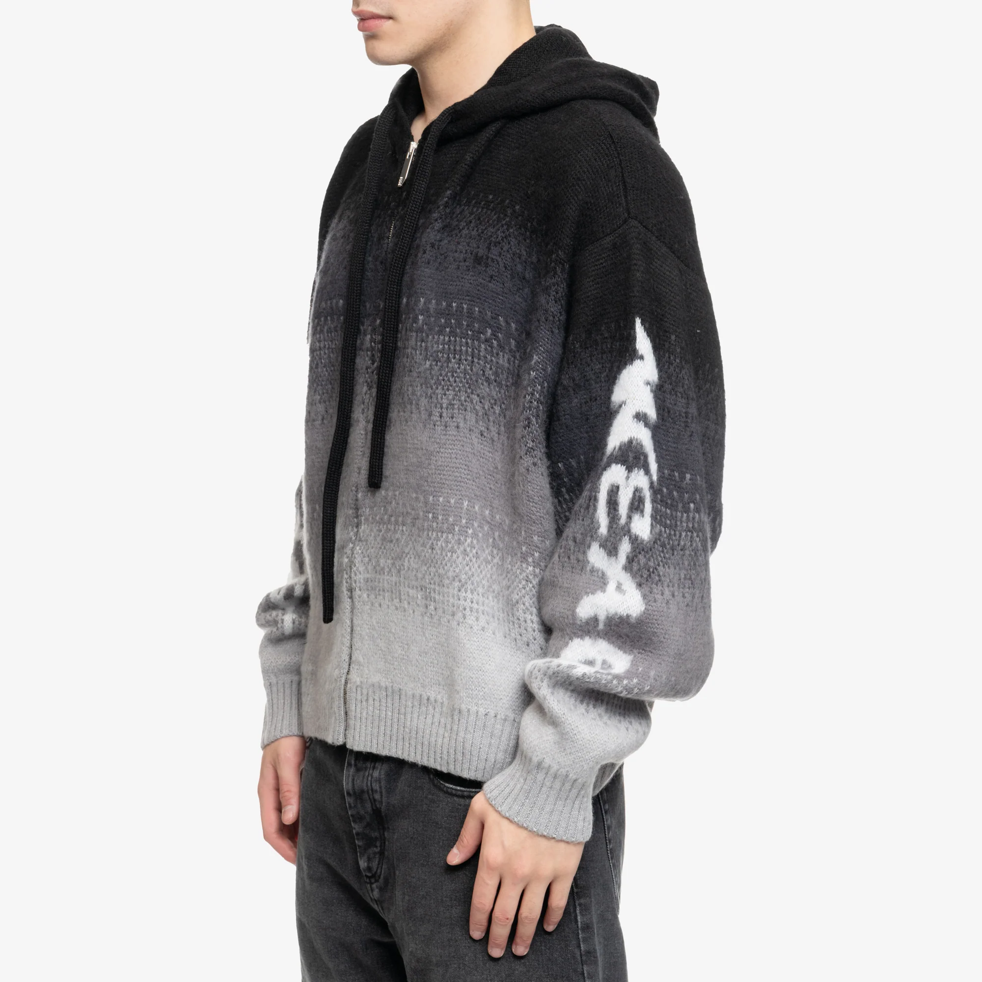 Brushed Degrade Zip Up Hoody - Image 3