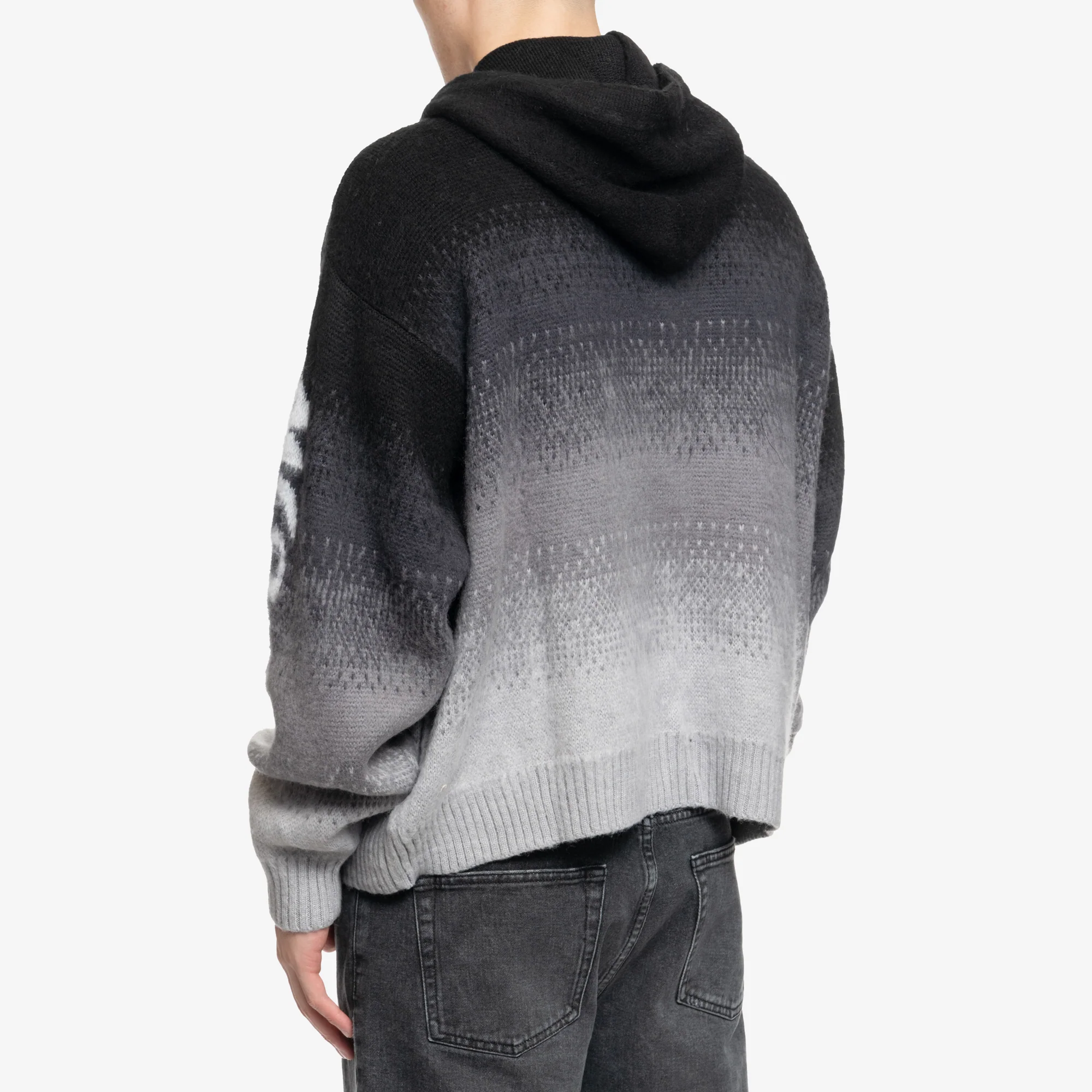 Brushed Degrade Zip Up Hoody - Image 4