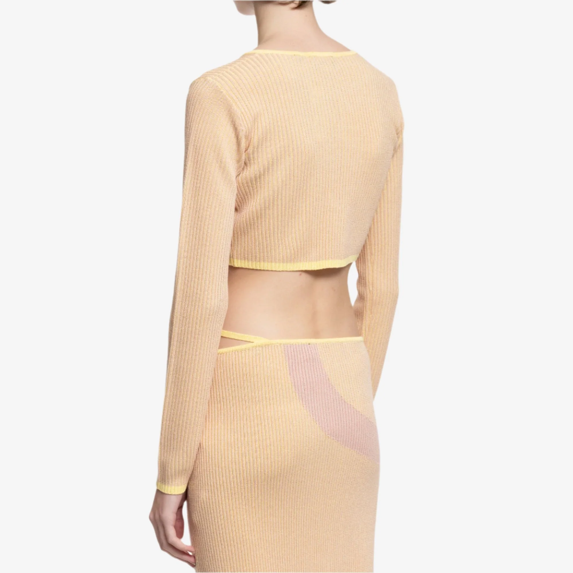 Womens Comma Knit Mini Cardigan - Image 4