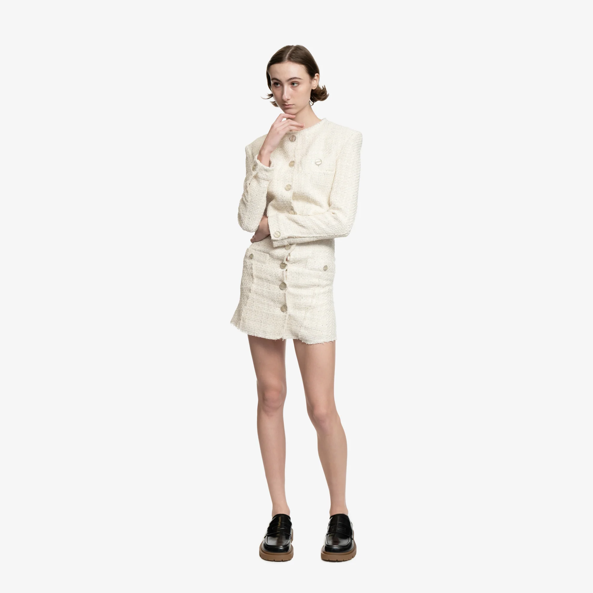 Womens Tweed Jacket - Image 2