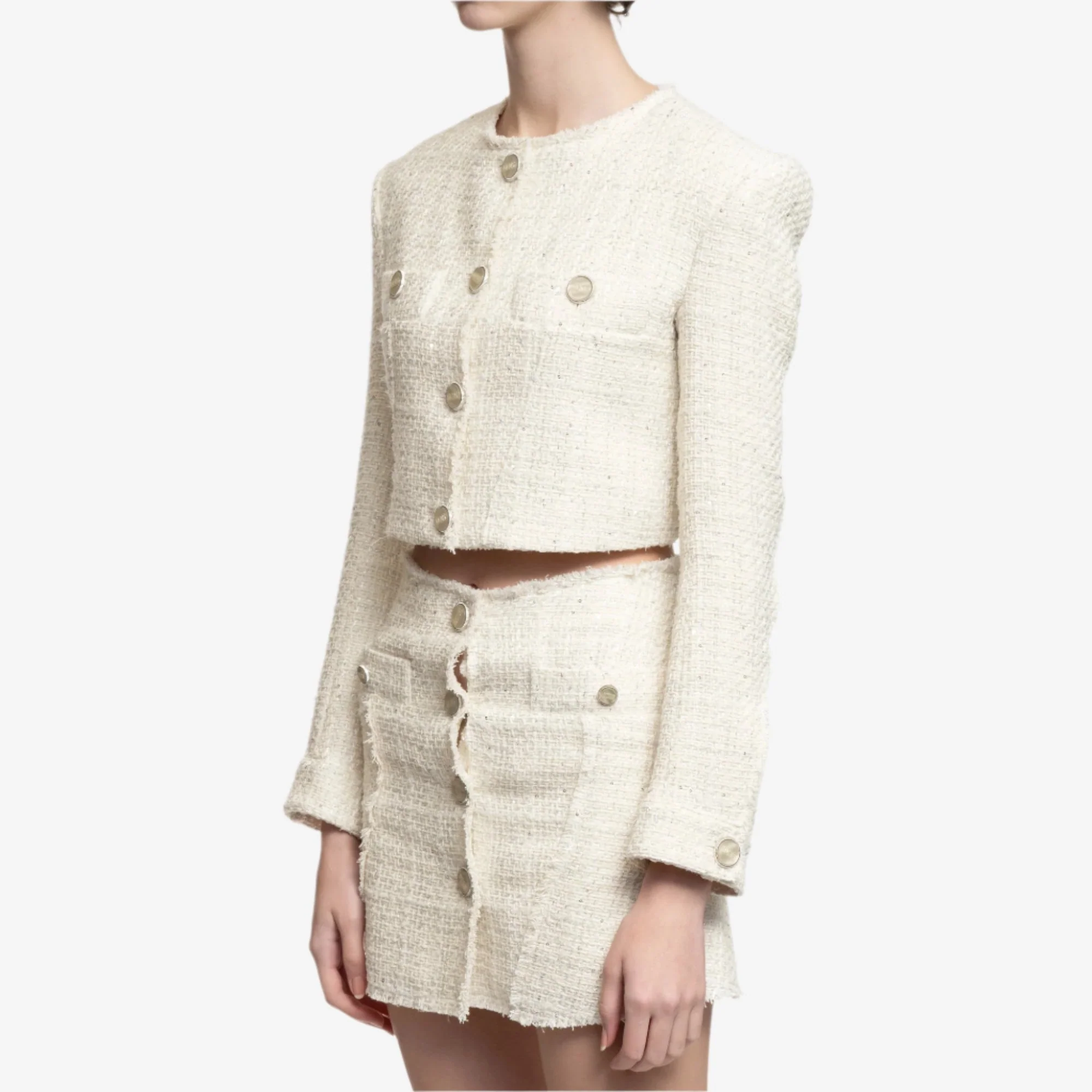 Womens Tweed Jacket - Image 3