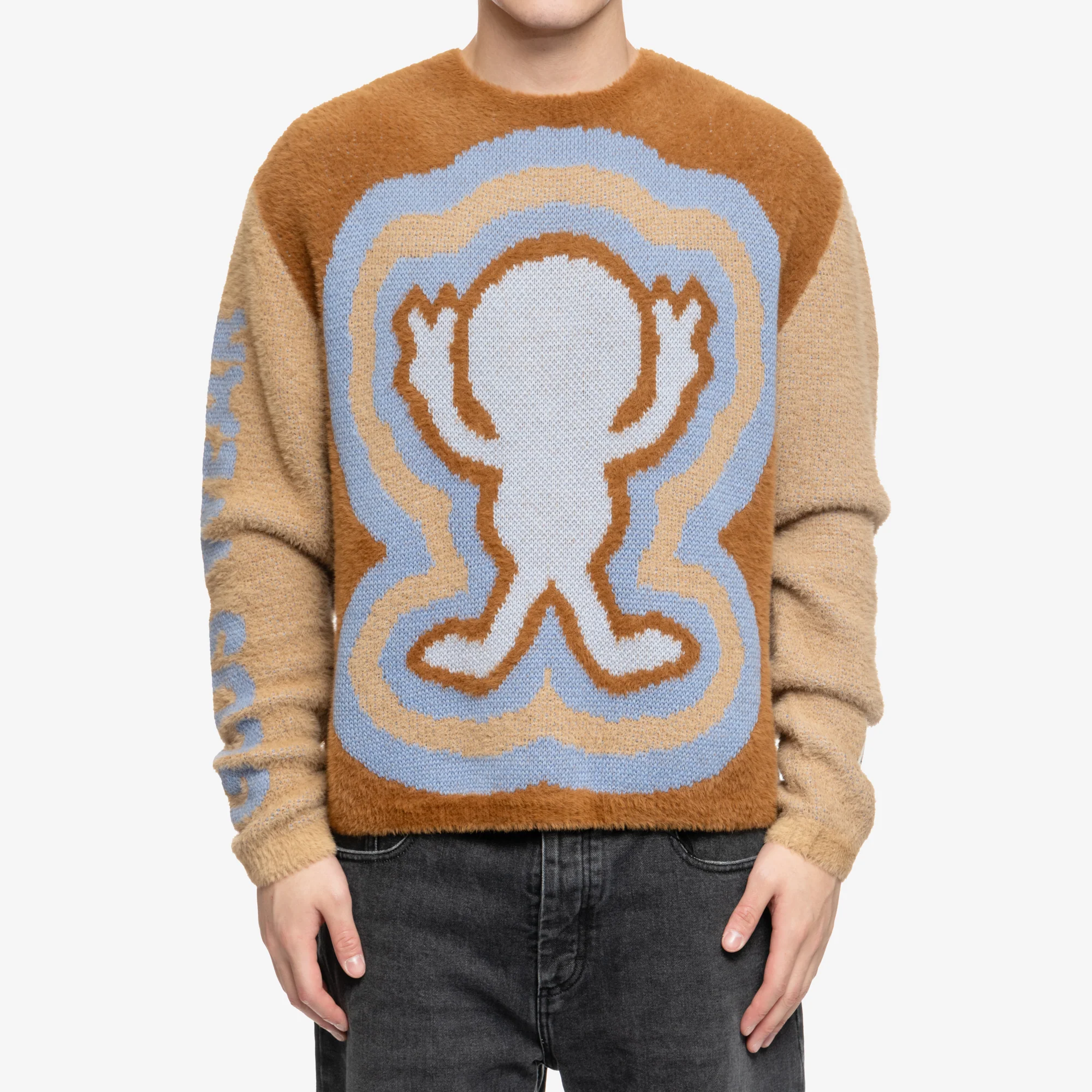 Weirdo Fuzzy Jacquard Sweater