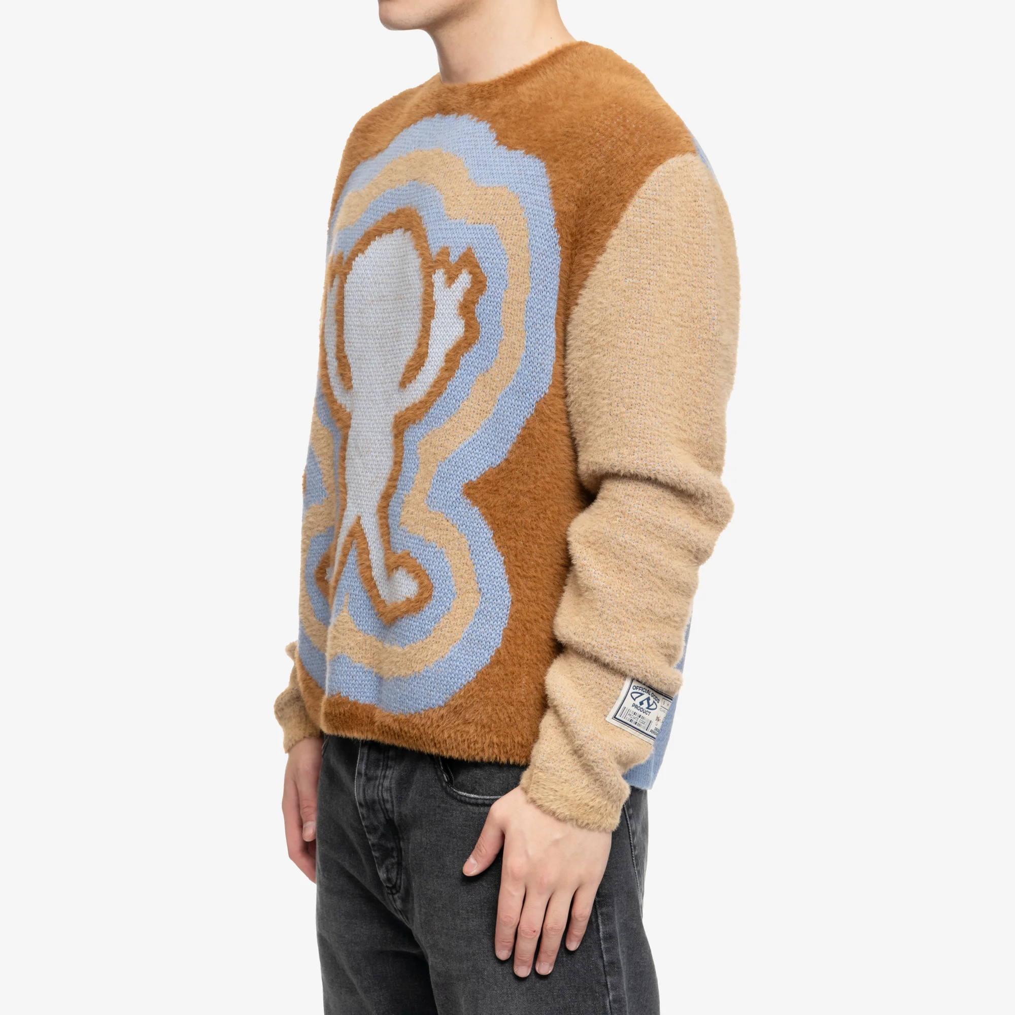 Weirdo Fuzzy Jacquard Sweater - Image 3