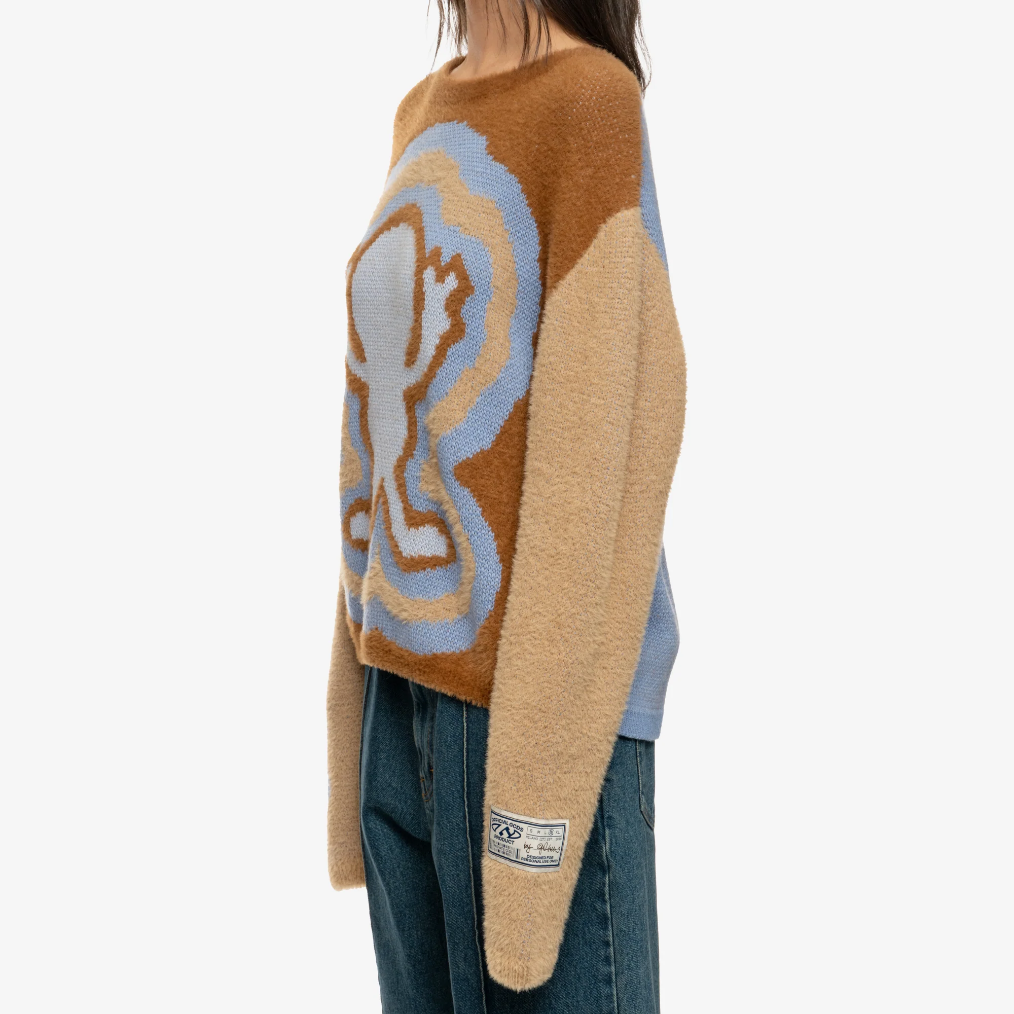 Weirdo Fuzzy Jacquard Sweater - Image 6
