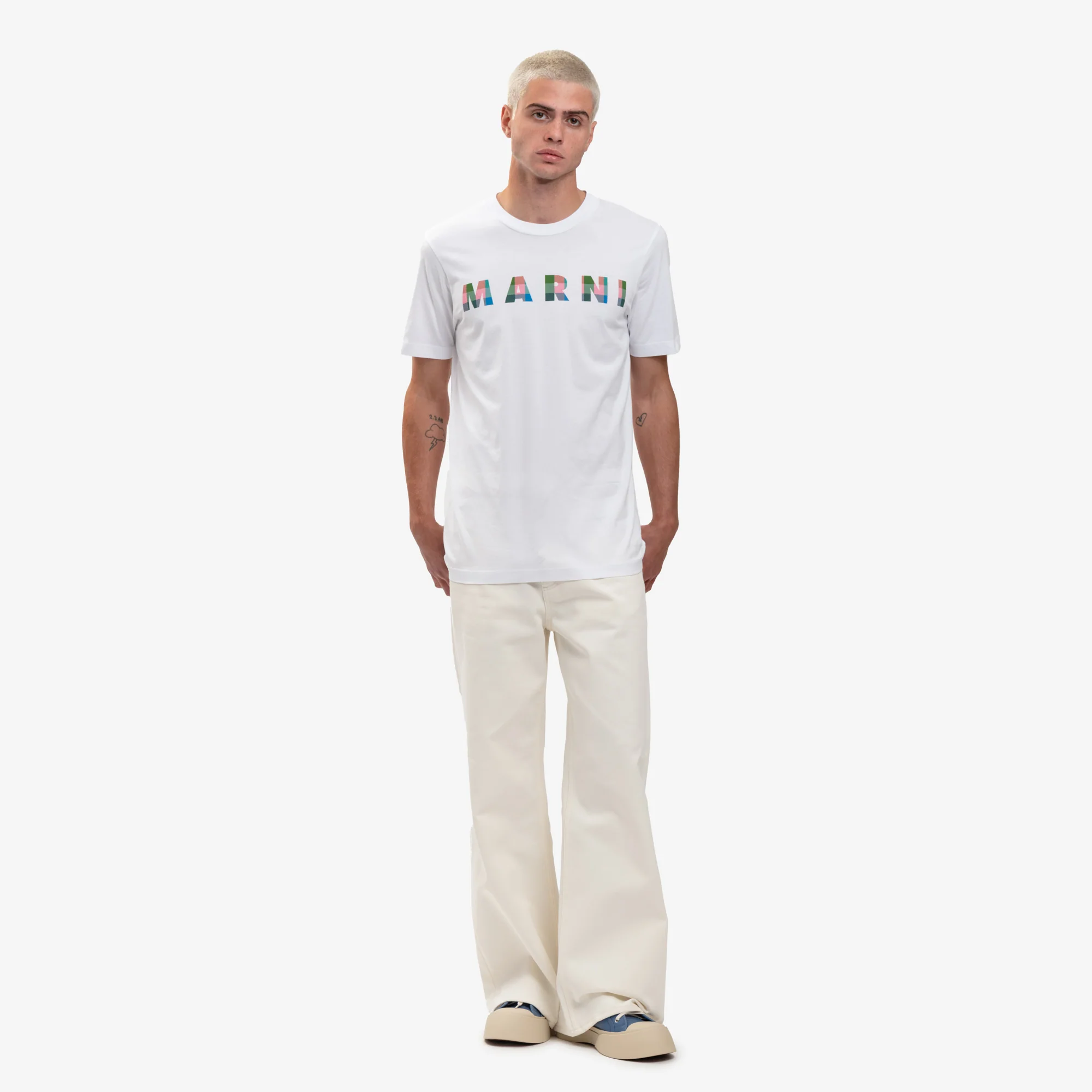 Gingham Logo T-Shirt - Image 2
