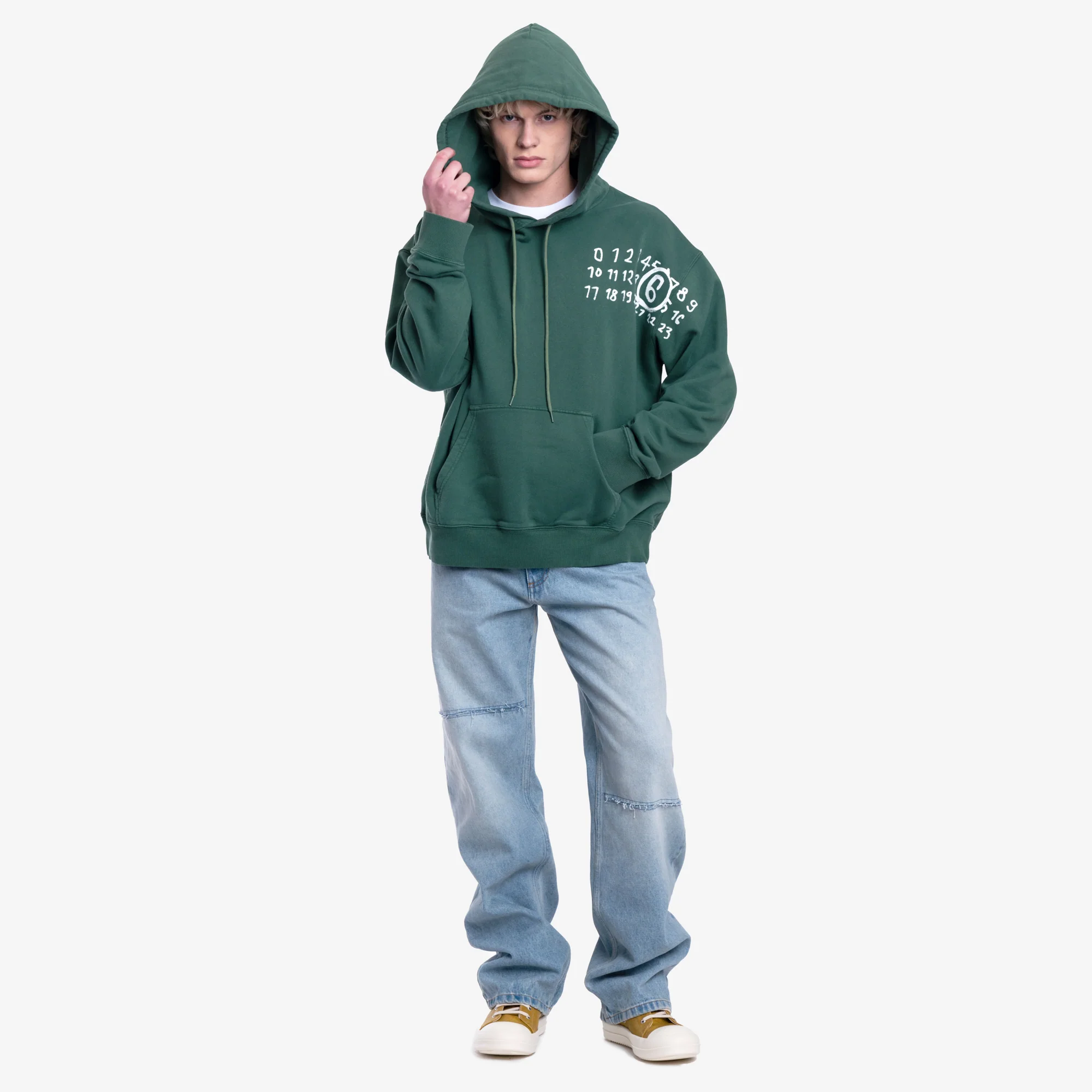 Glow in Dark Print Hoody - Image 2
