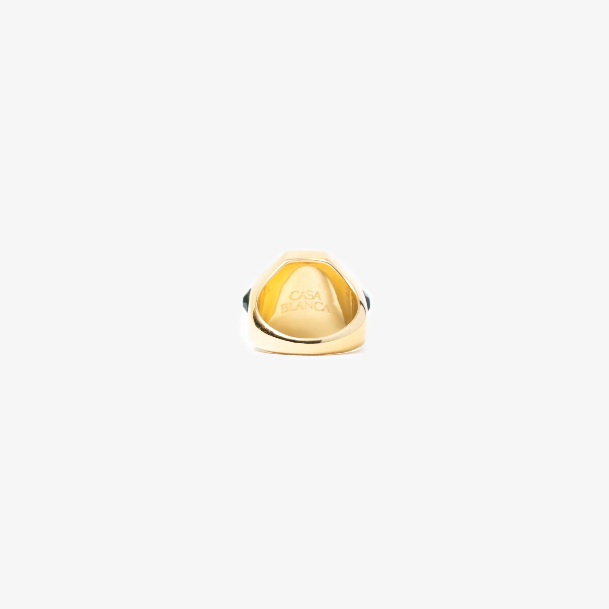 Gold Plated Monogram Ring - Image 4