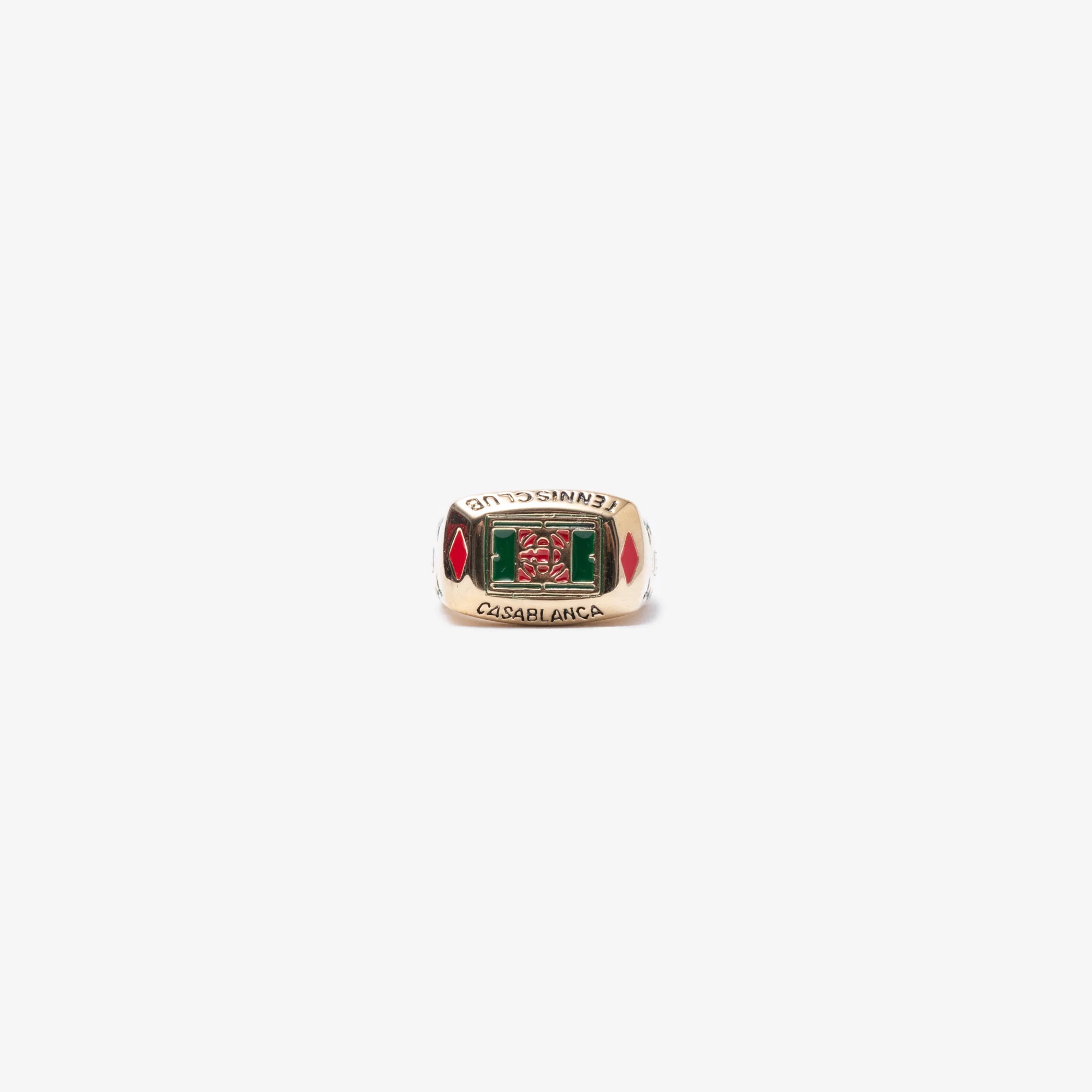 Gold Plated Tennis Club Ring - Image 3
