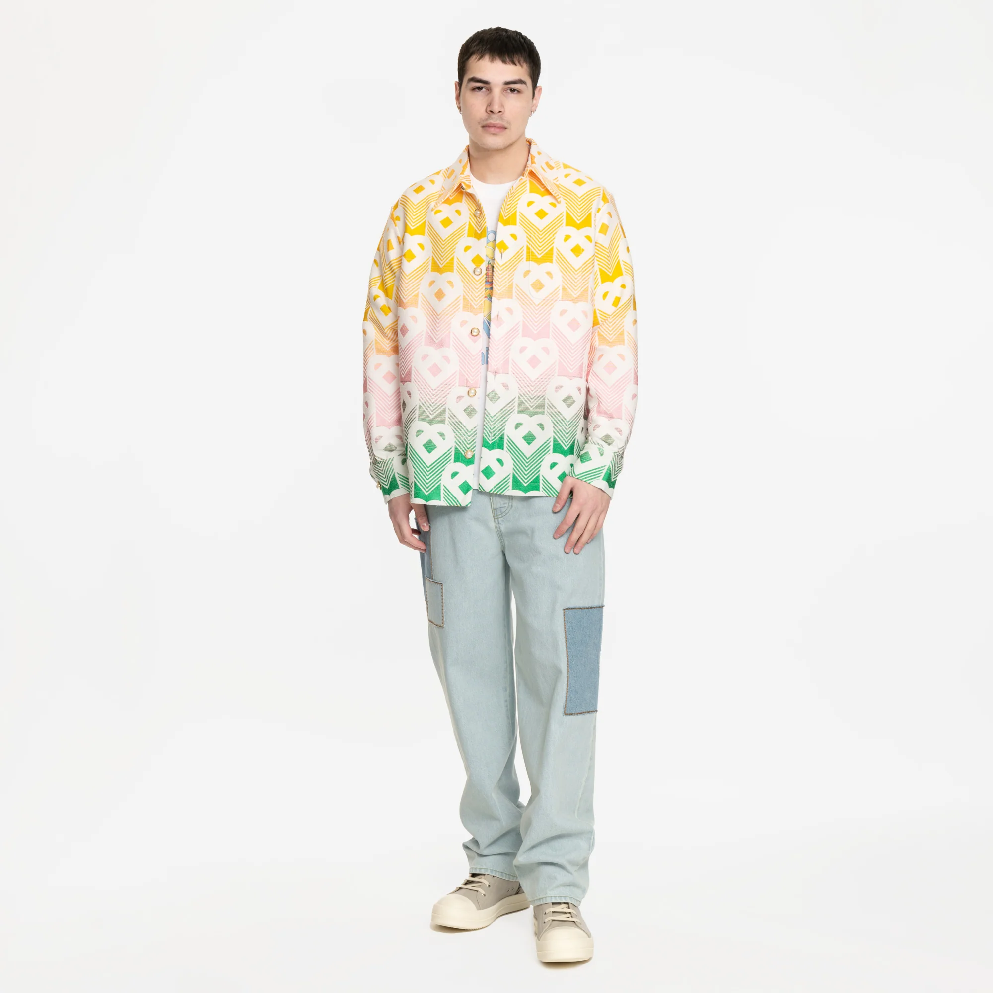 Gradient Jacquard Shacket - Image 2