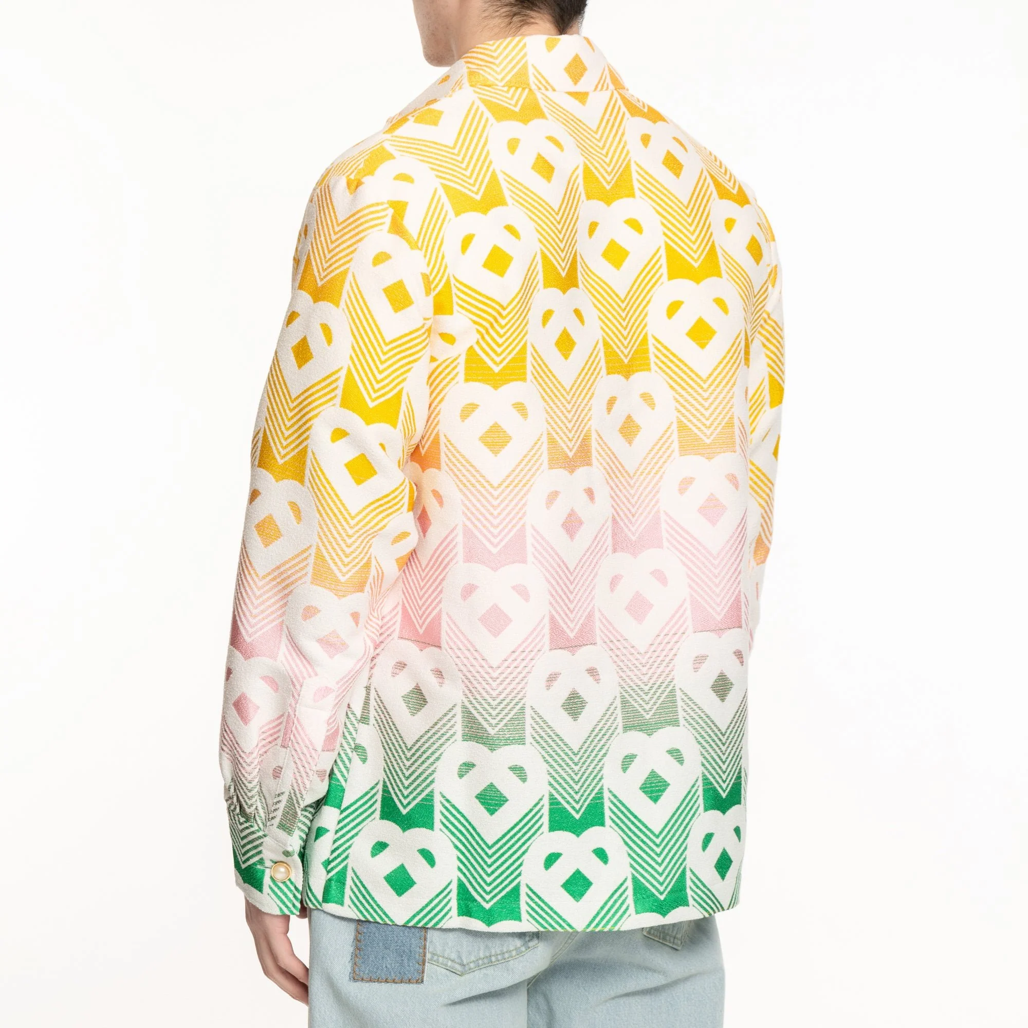 Gradient Jacquard Shacket - Image 4