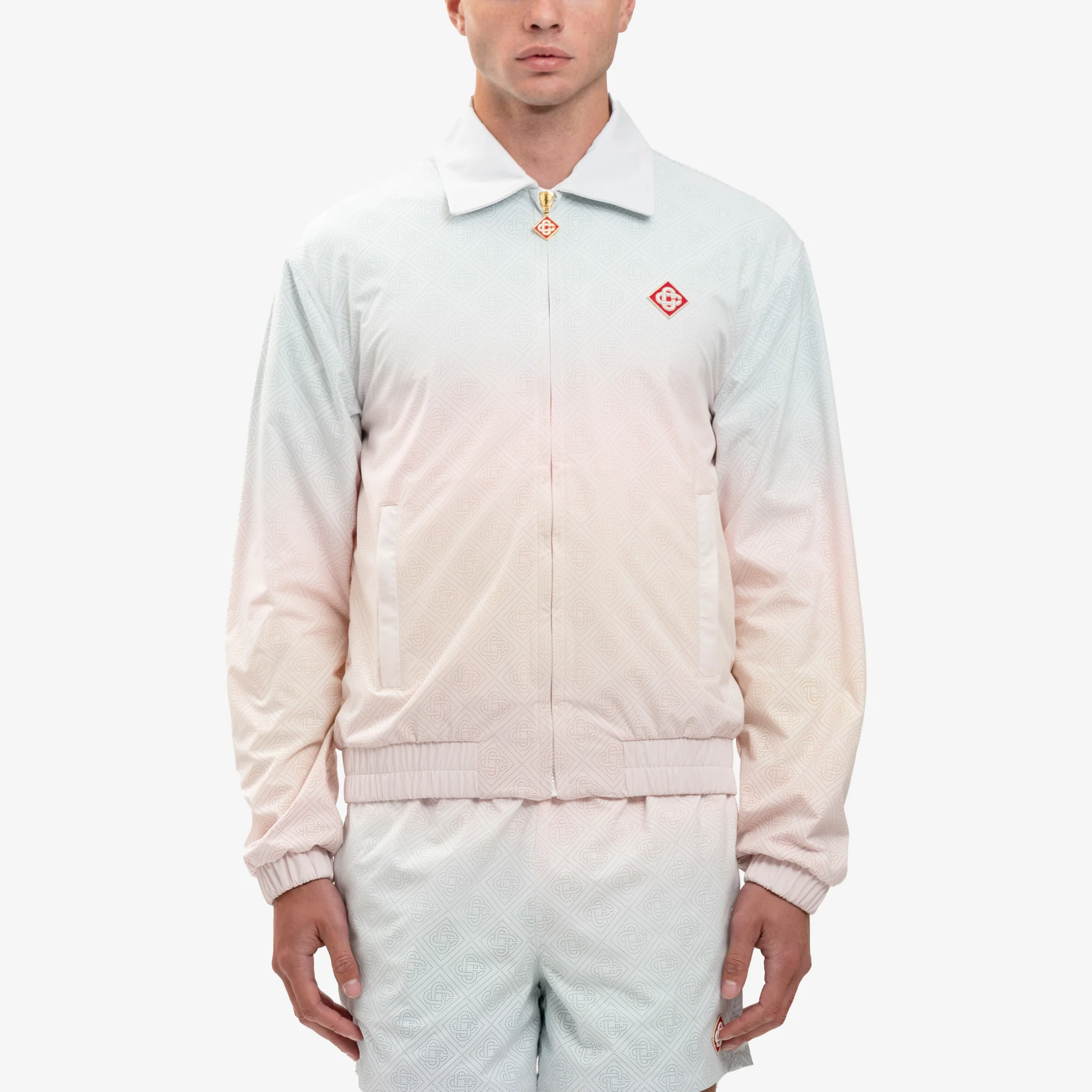 Gradient Monogram Perforated Jacket