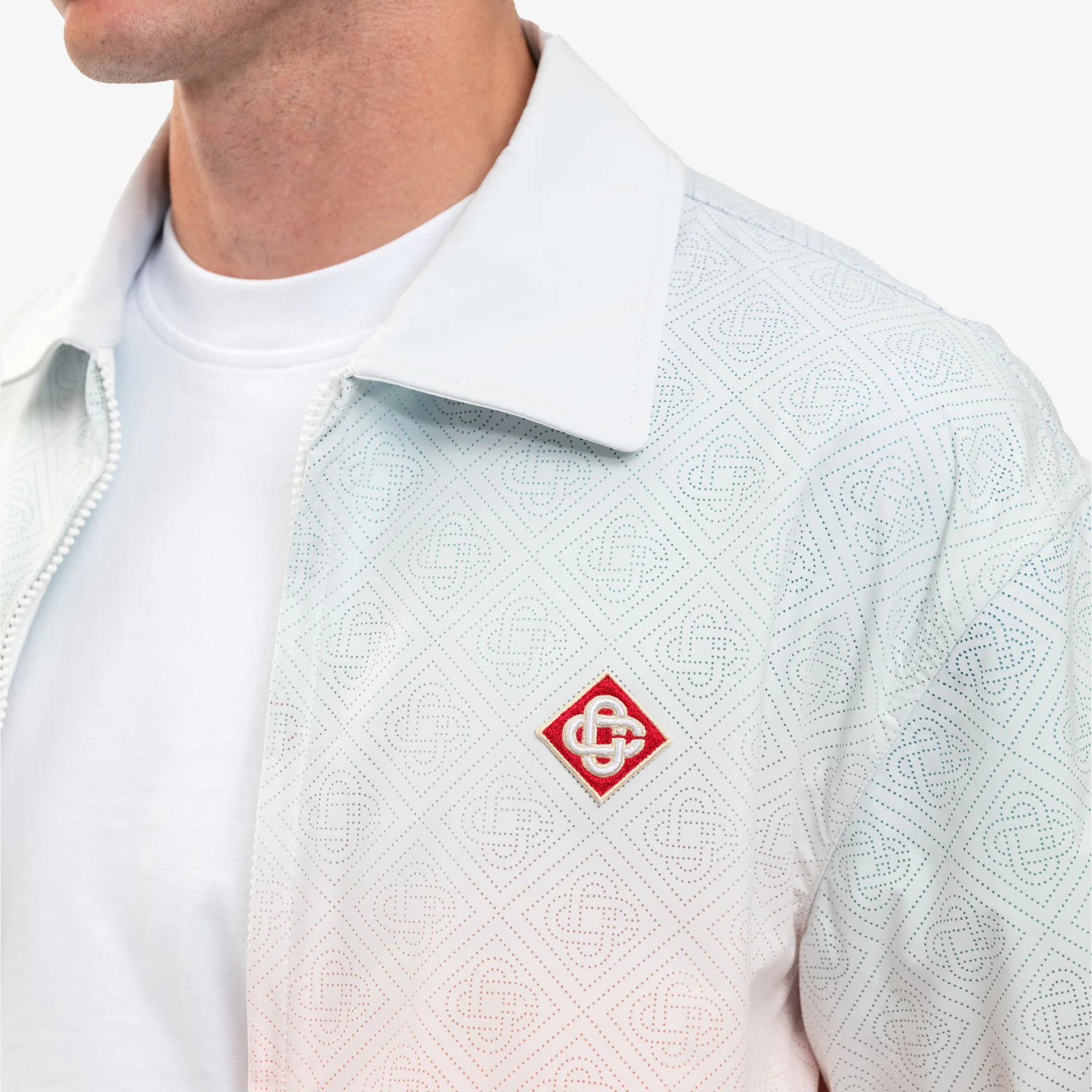 Gradient Monogram Perforated Jacket - Image 5