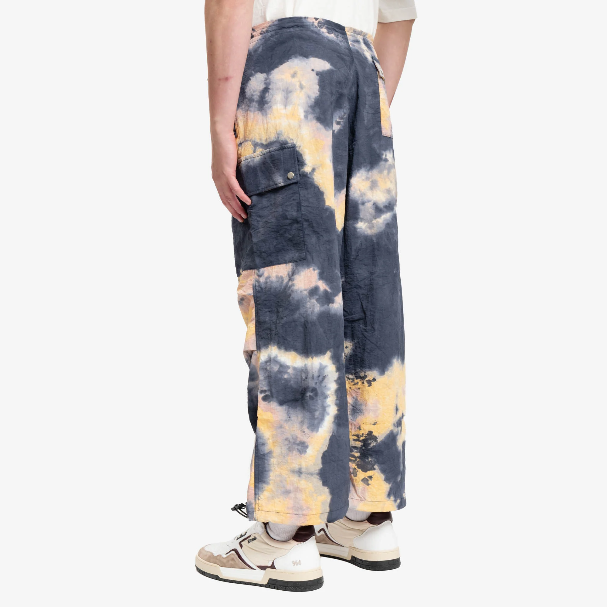 Hand Dyed Nylon Trousers - Image 4
