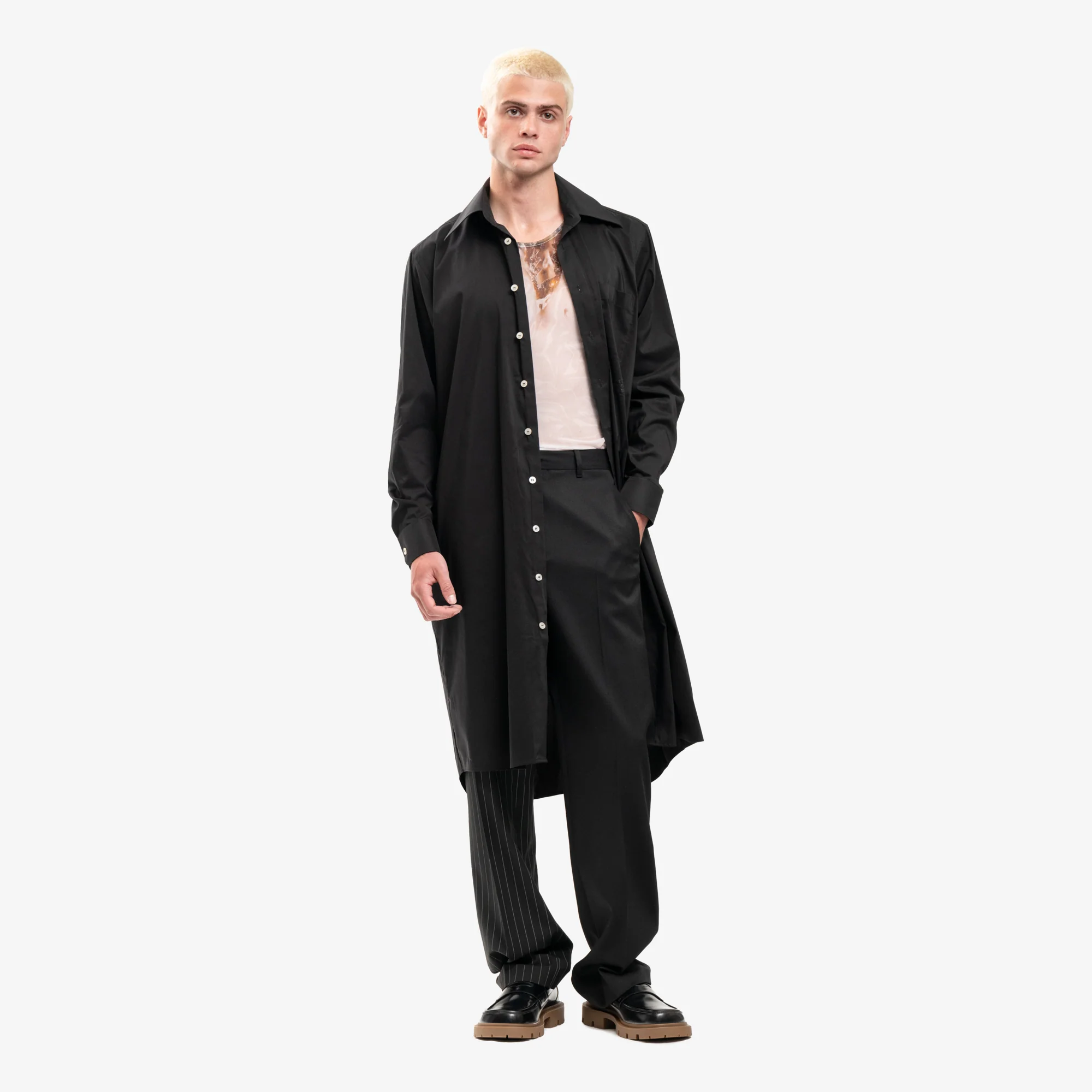Hand Print Long Shirt - Image 2