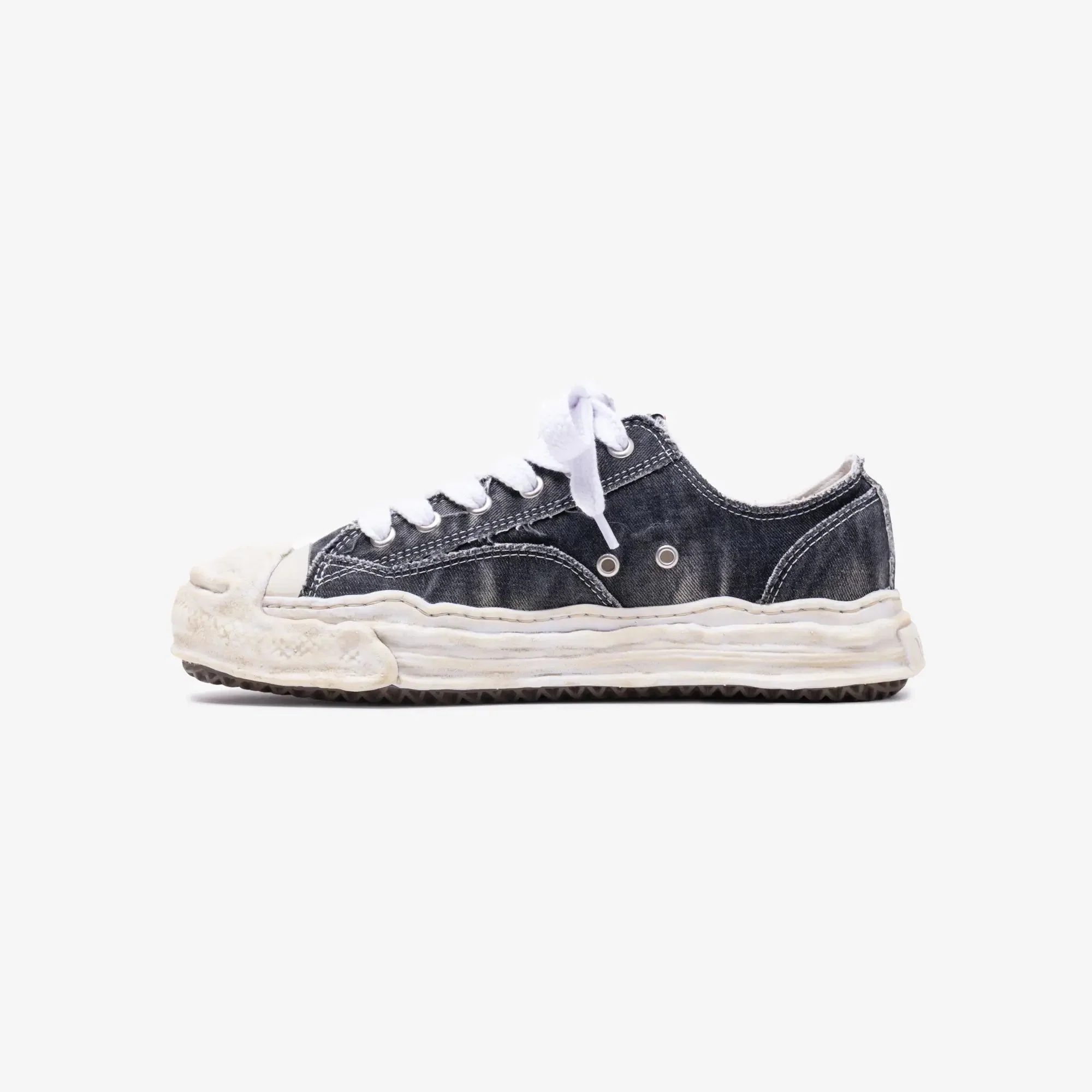 Hank Bleached Canvas Low-Top Sneakers - Image 3