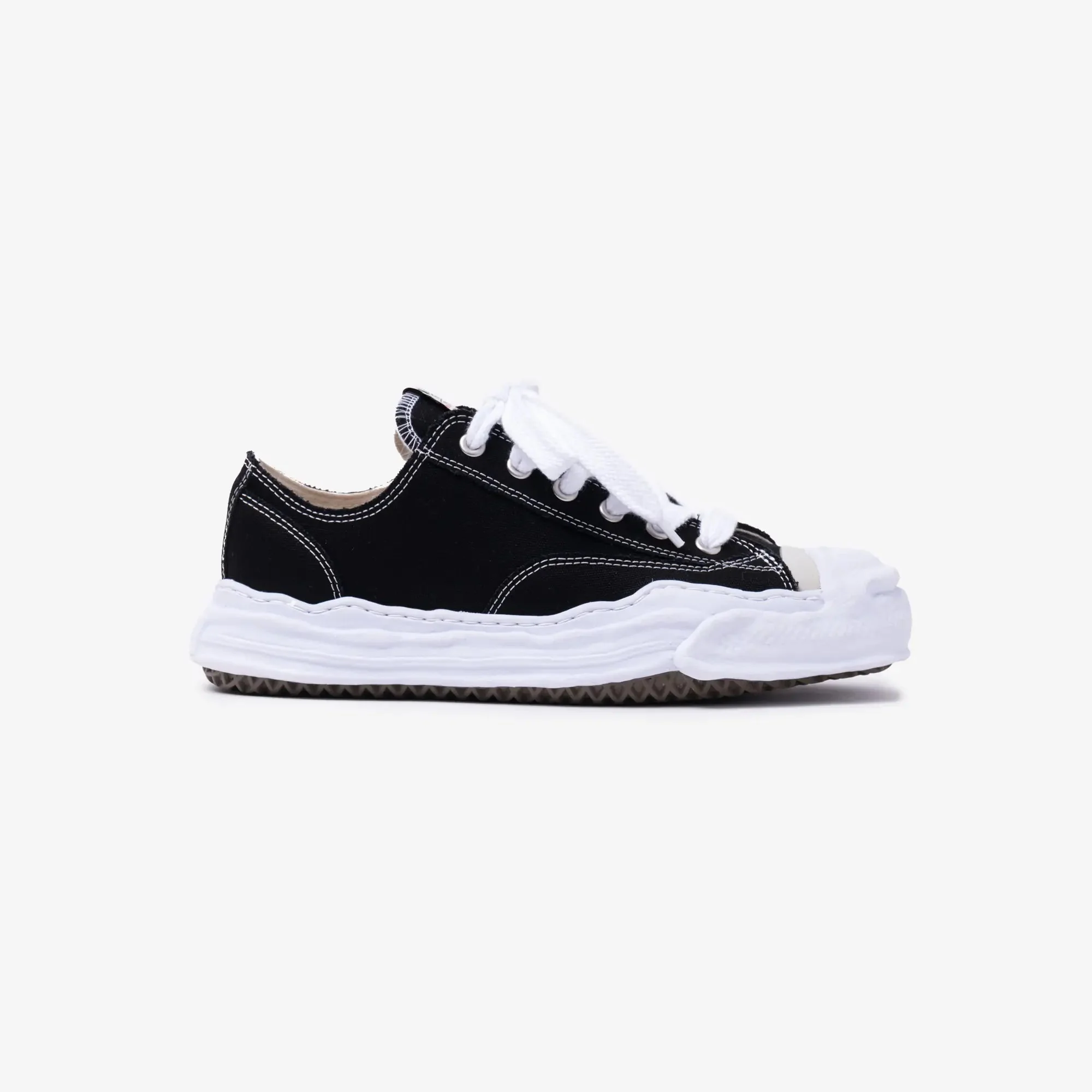 Hank Canvas Low-Top Black Sneakers - Image 3