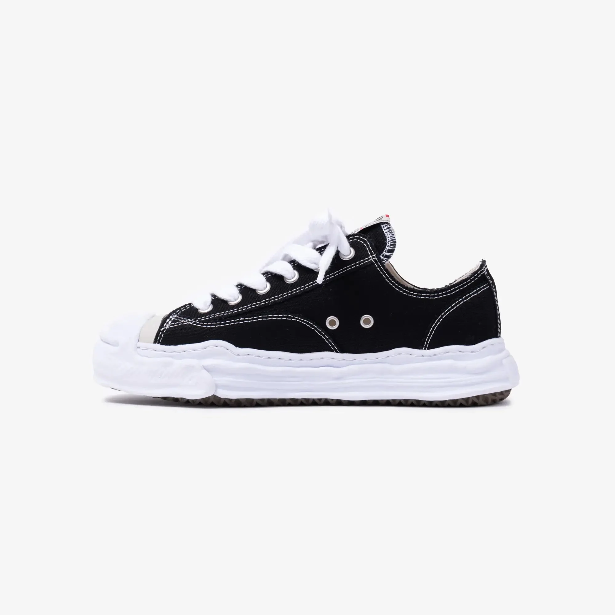 Hank Canvas Low-Top Black Sneakers - Image 4