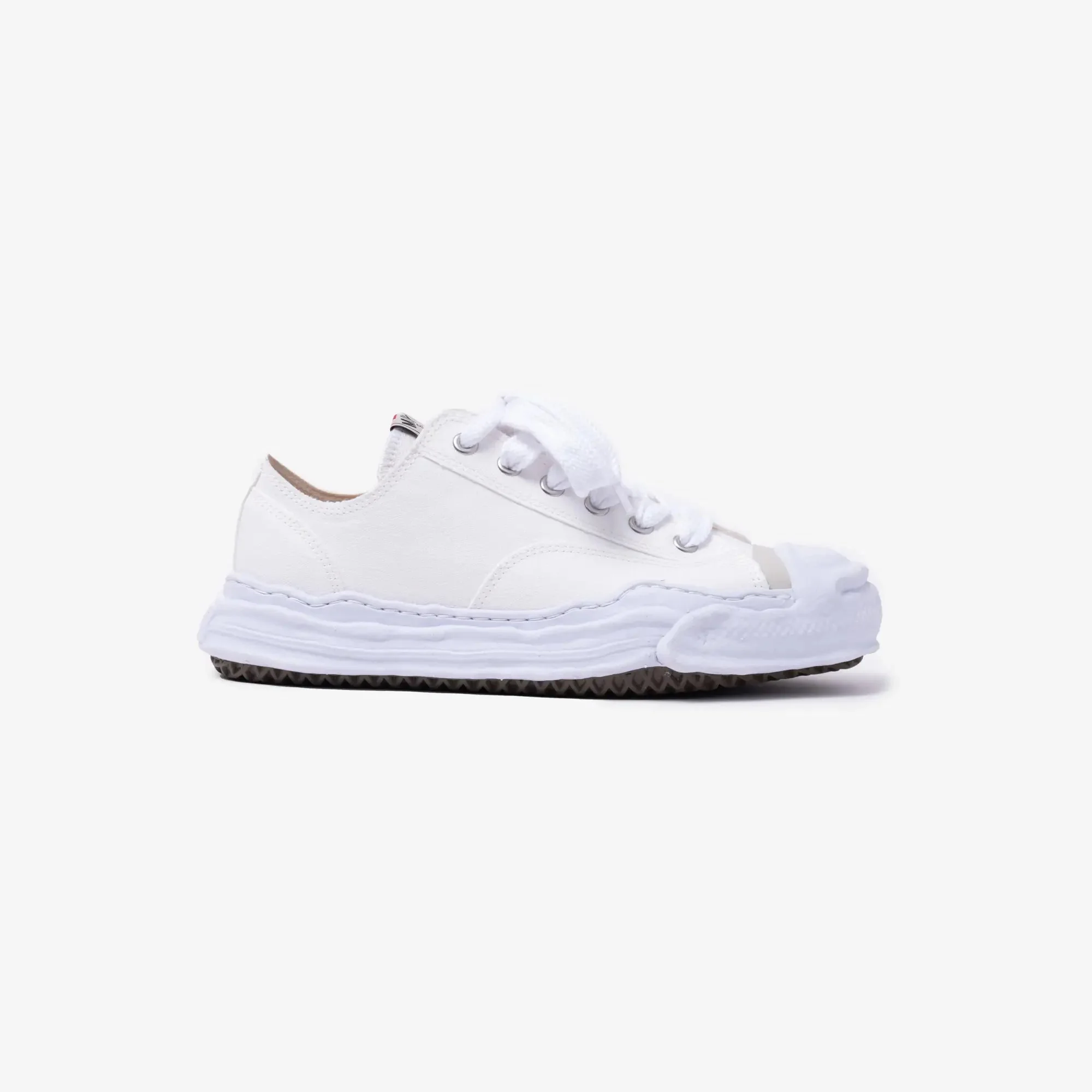 Hank Canvas Low-Top White Sneakers - Image 3