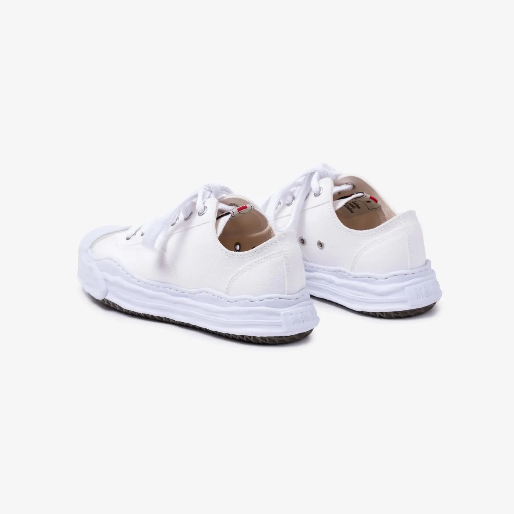 Hank Canvas Low-Top White Sneakers - Image 5