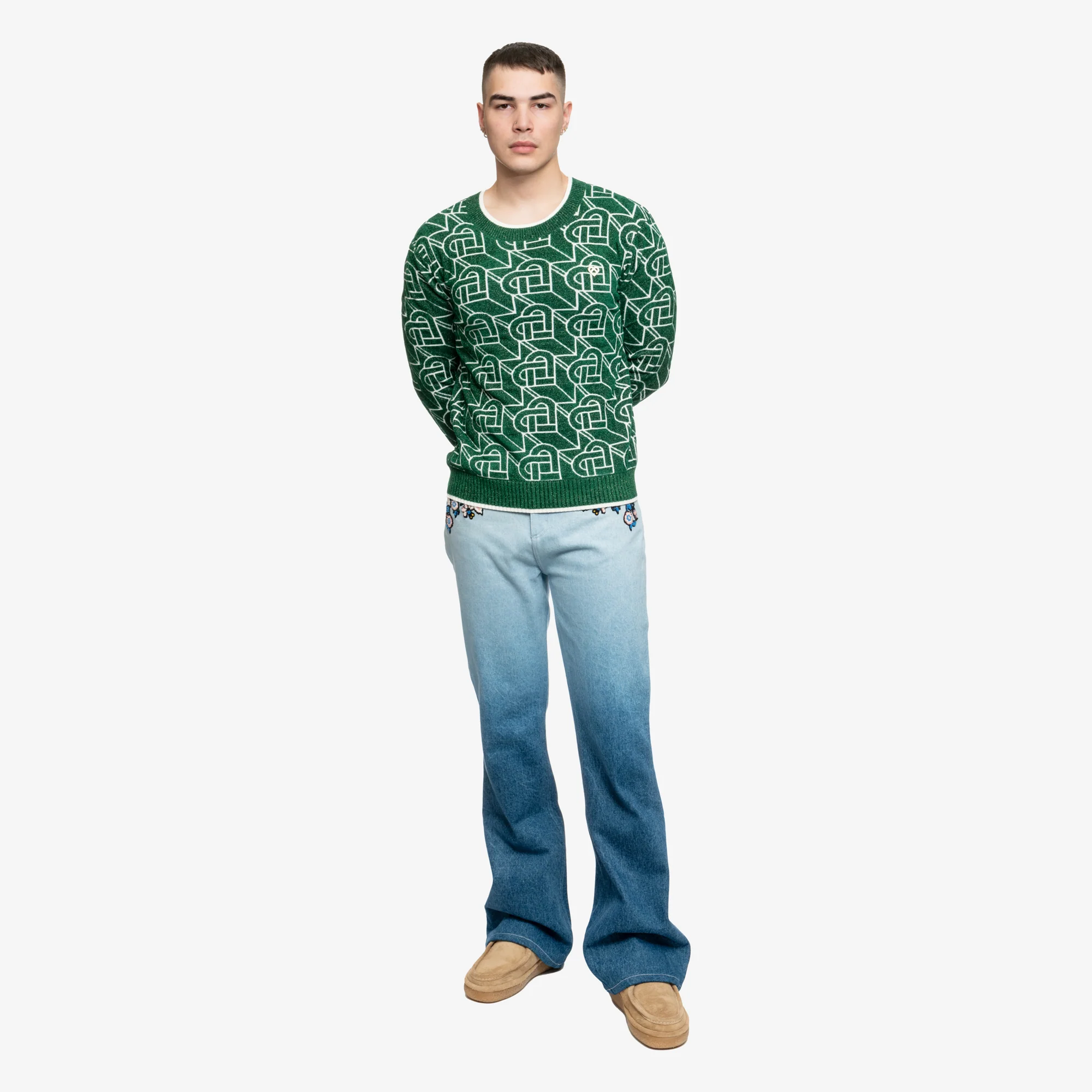 Heart Monogram Sweater - Image 2