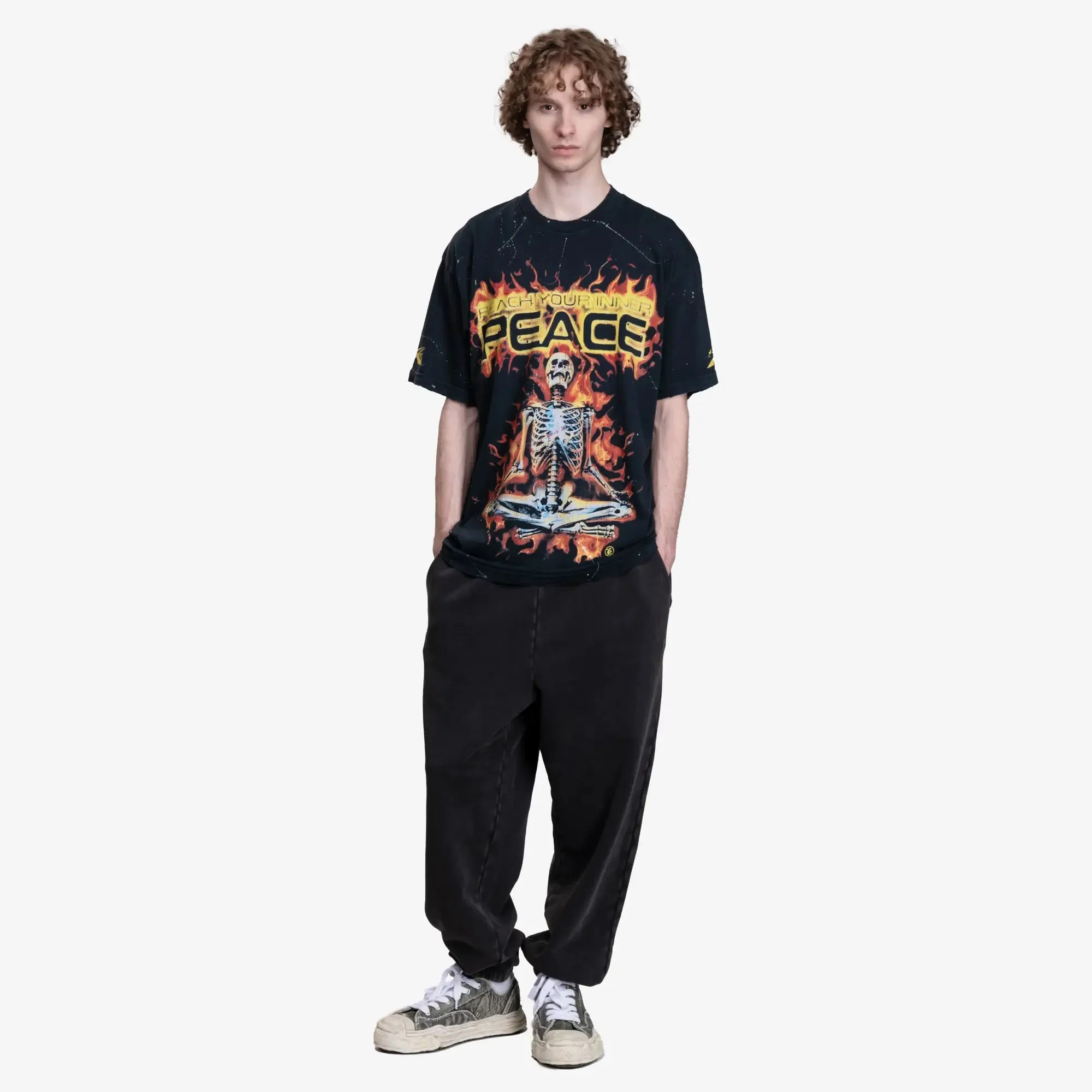 Inner Peace Skeleton T-Shirt - Image 2