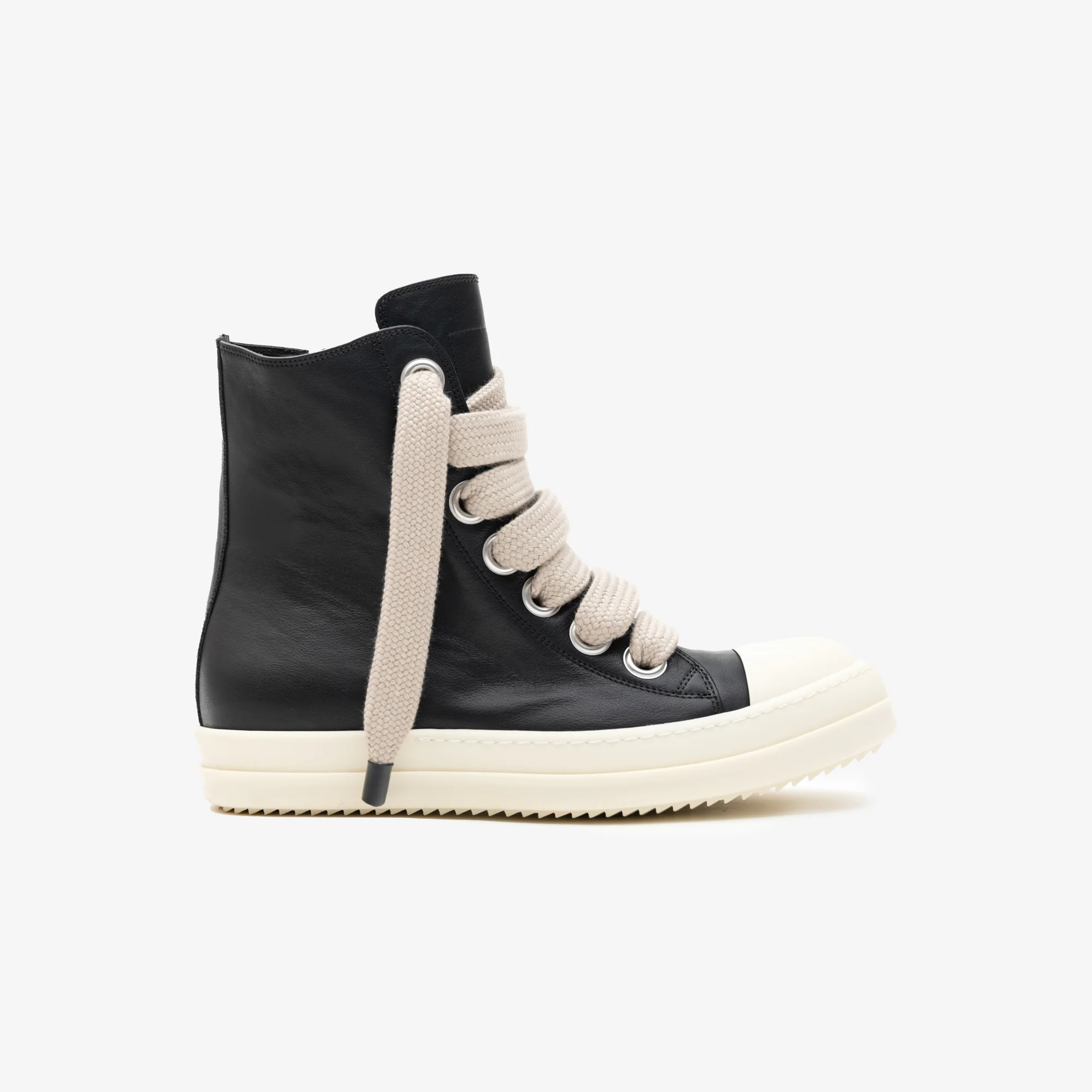 High-Top Jumbolace Leather Sneakers - Image 3