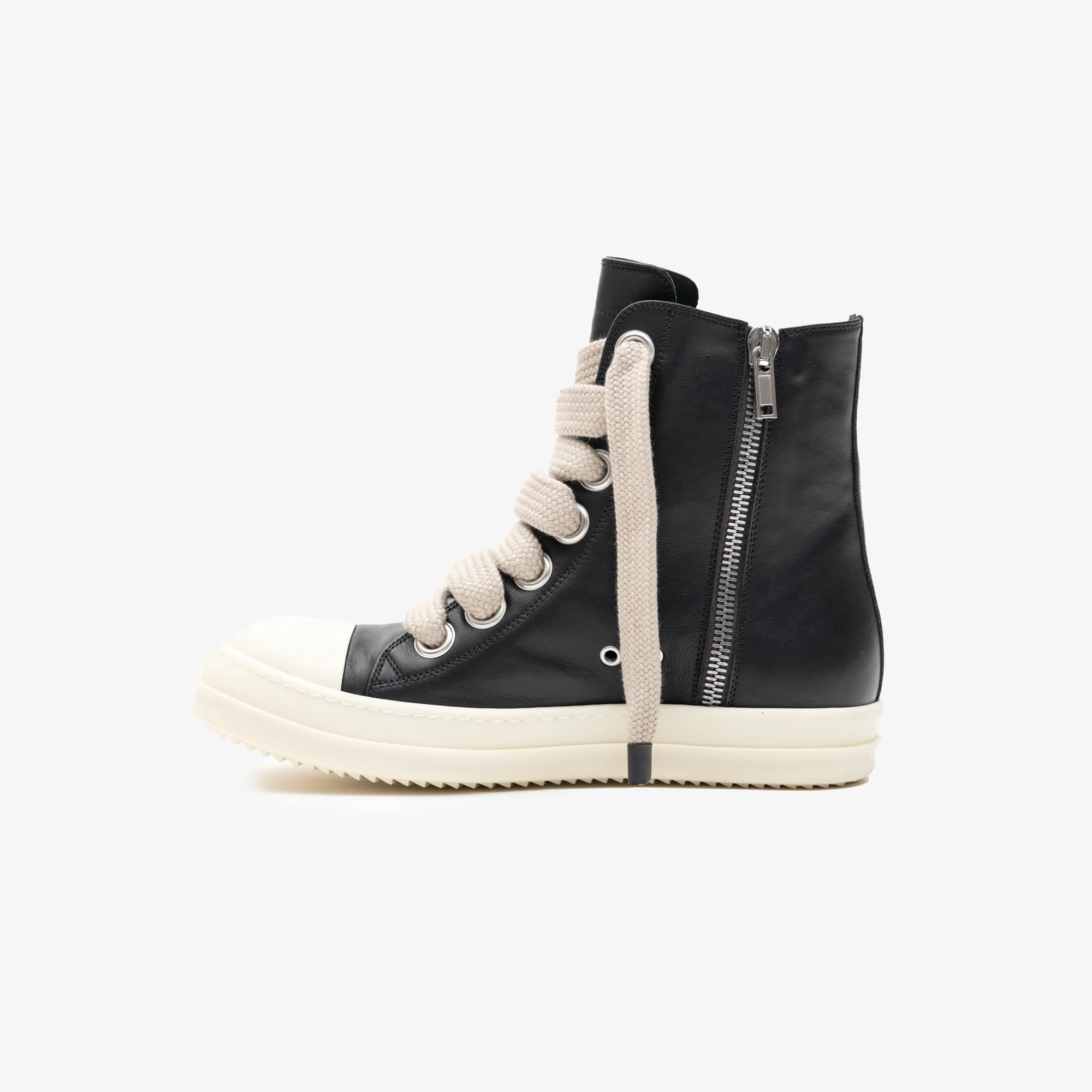High-Top Jumbolace Leather Sneakers - Image 4