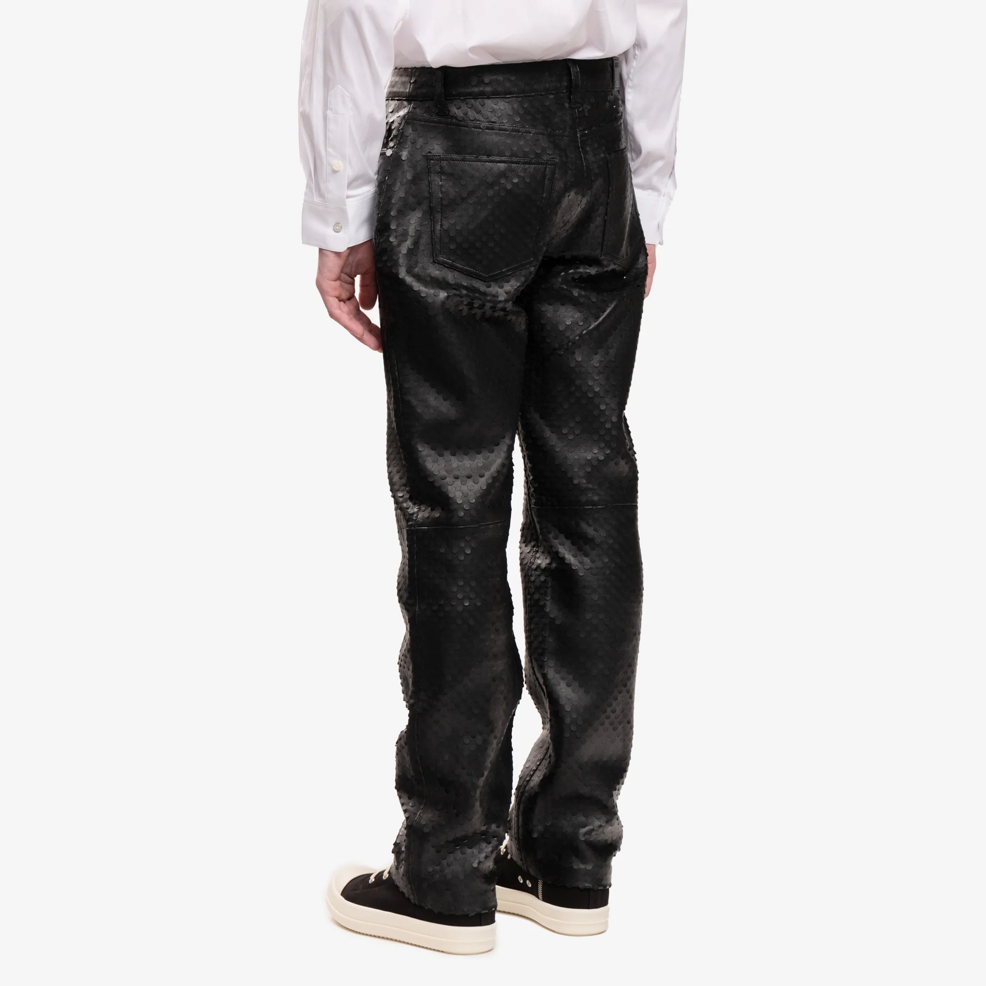 Hole Punch Leather Worker Pants - Image 4