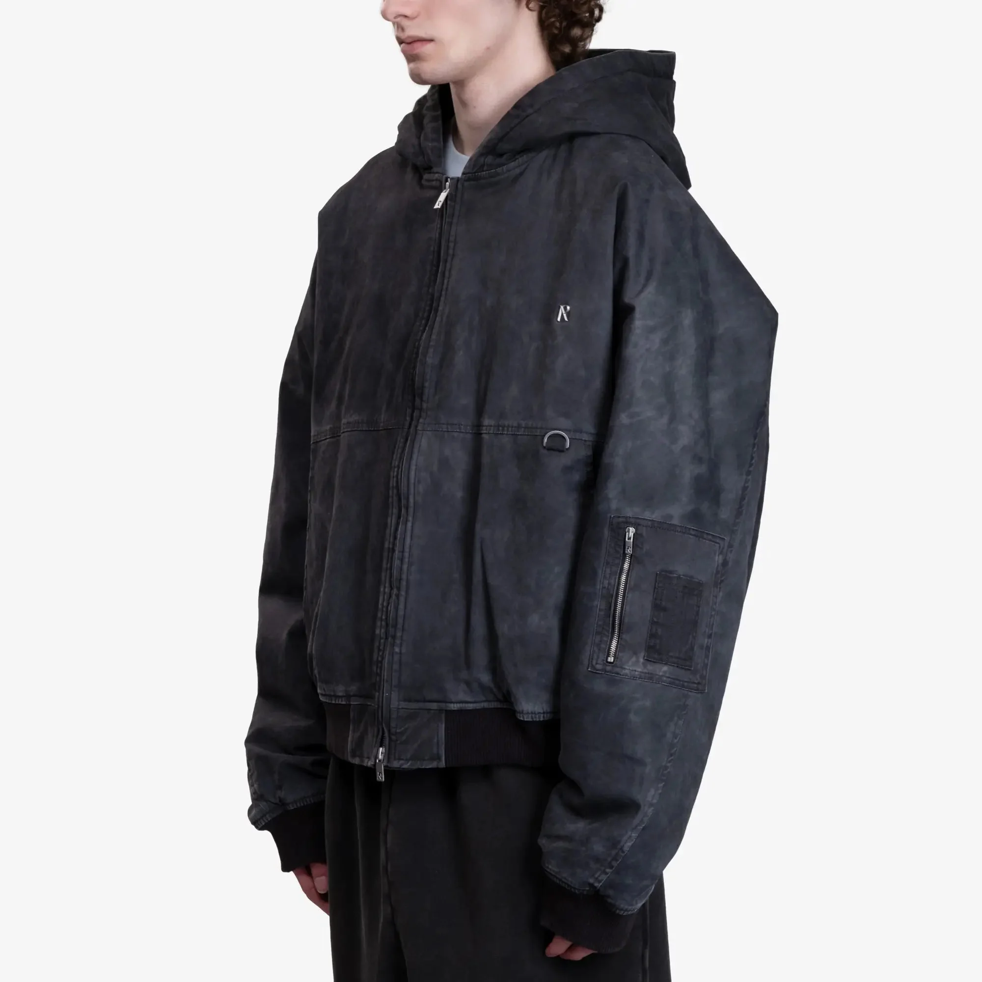 Hooded Bomber Jacket - Image 3