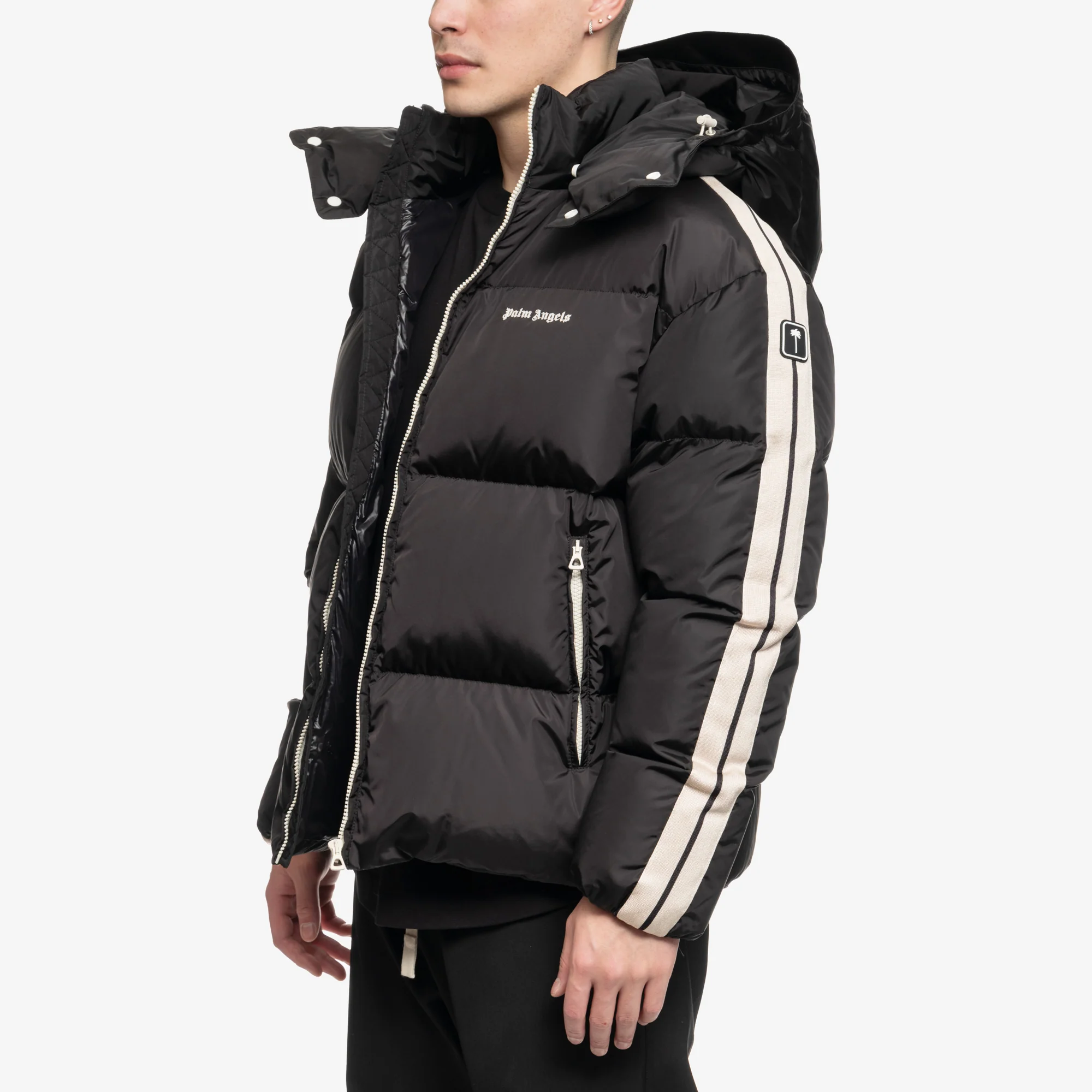 Hooded Track Down Jacket - Image 3