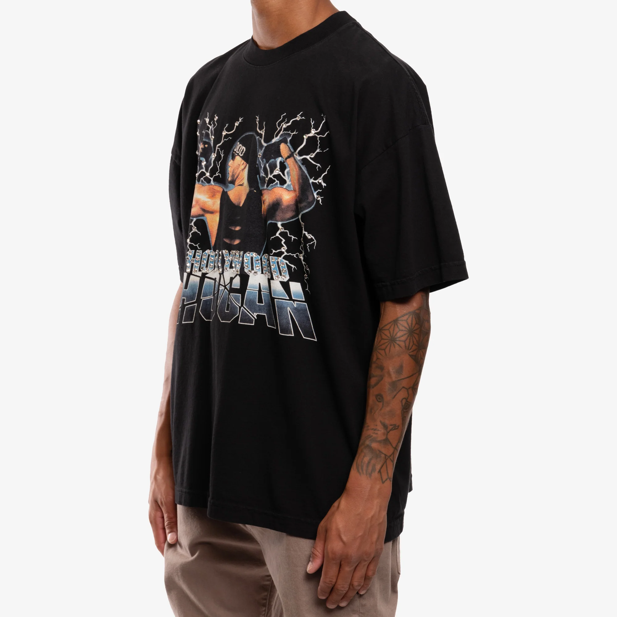 Hulk Hogan Vintage Crystal T-Shirt - Image 3