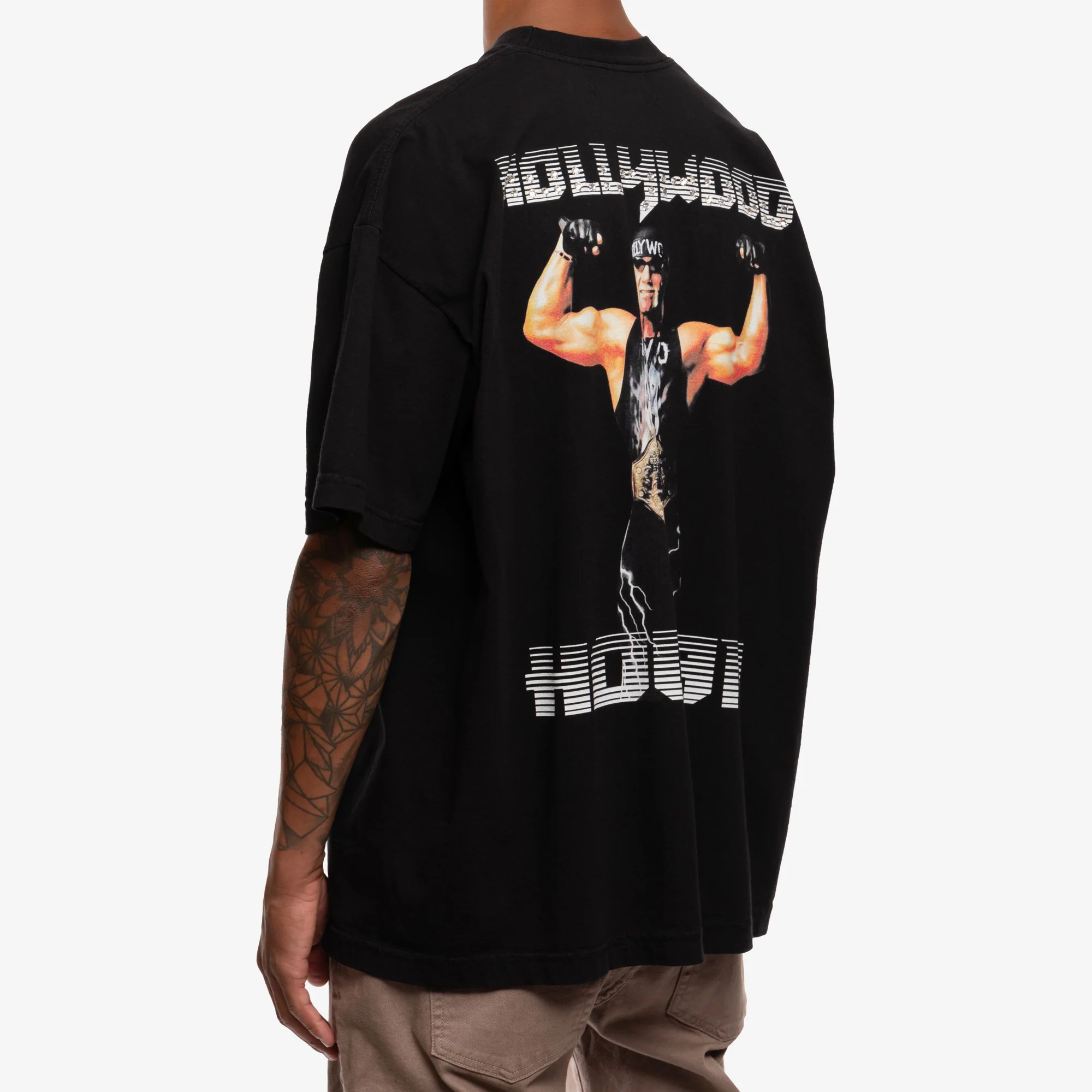 Hulk Hogan Vintage Crystal T-Shirt - Image 4