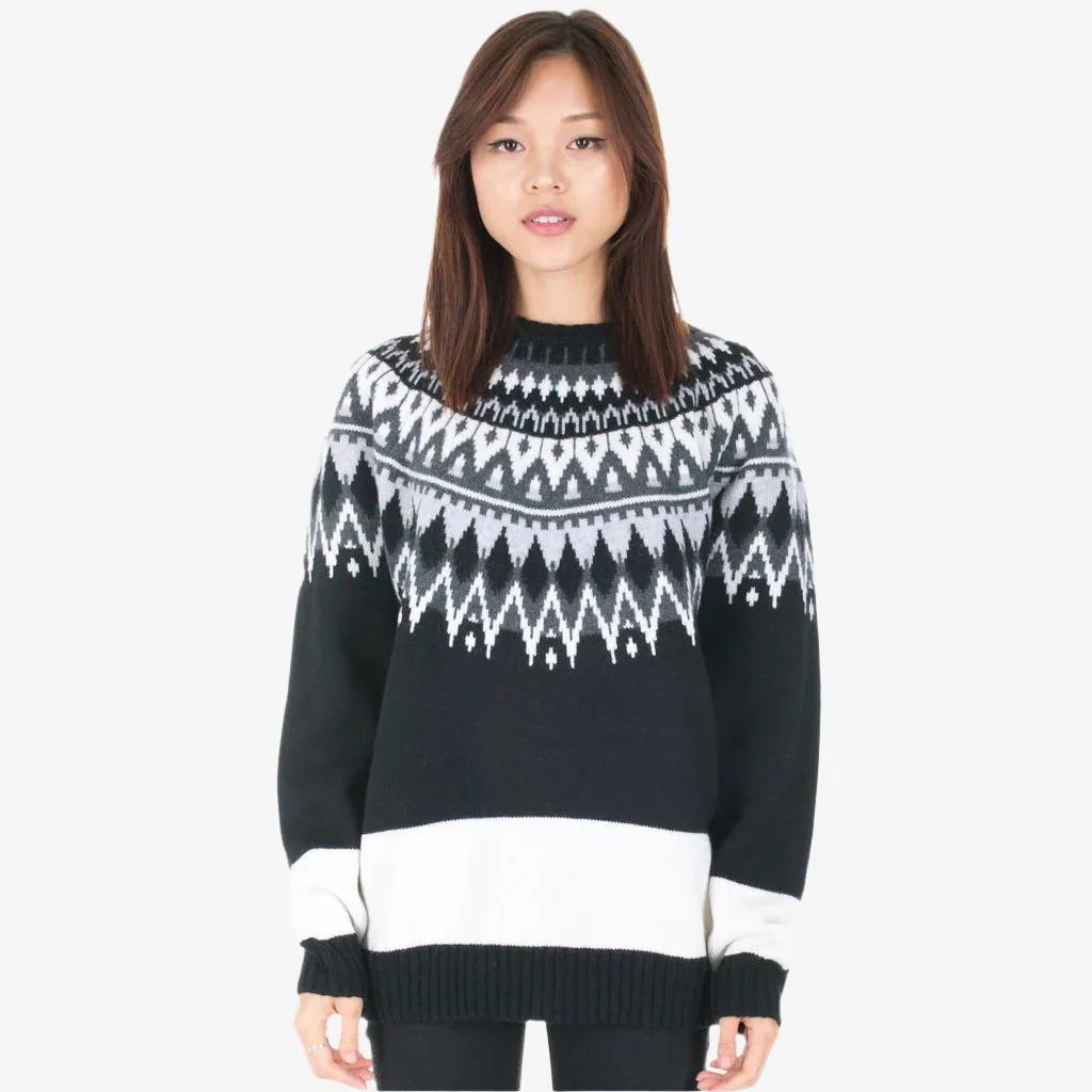 Jacquard Knit Sweater - Image 3