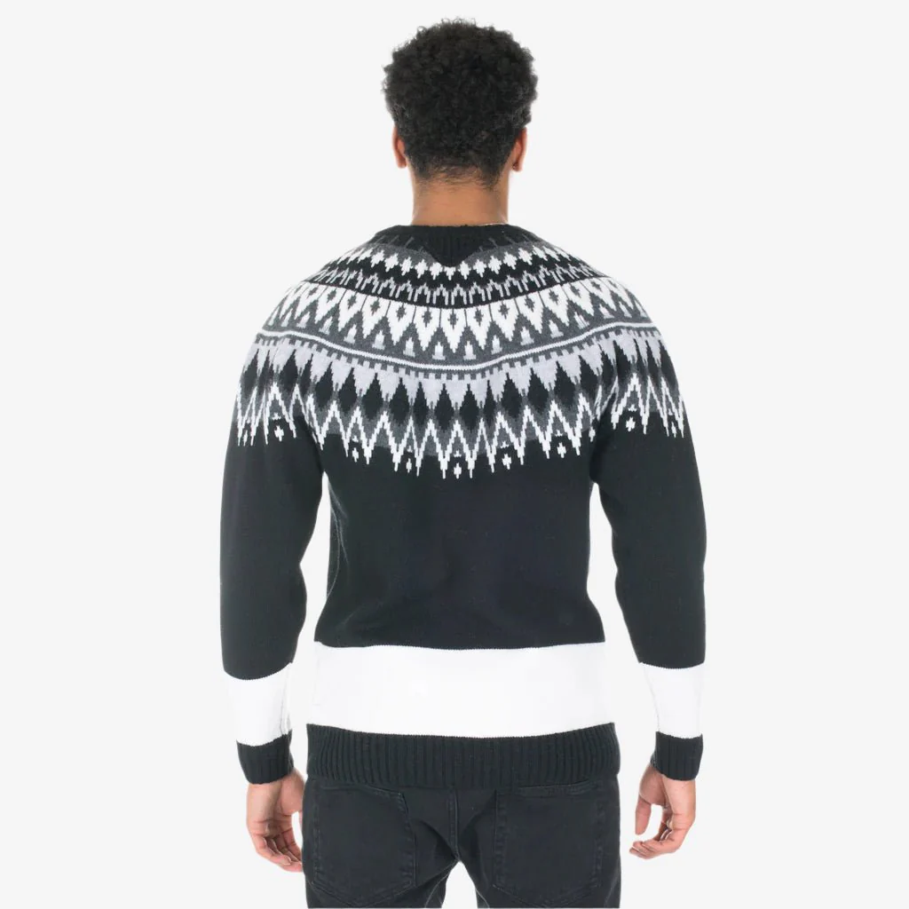 Jacquard Knit Sweater - Image 6