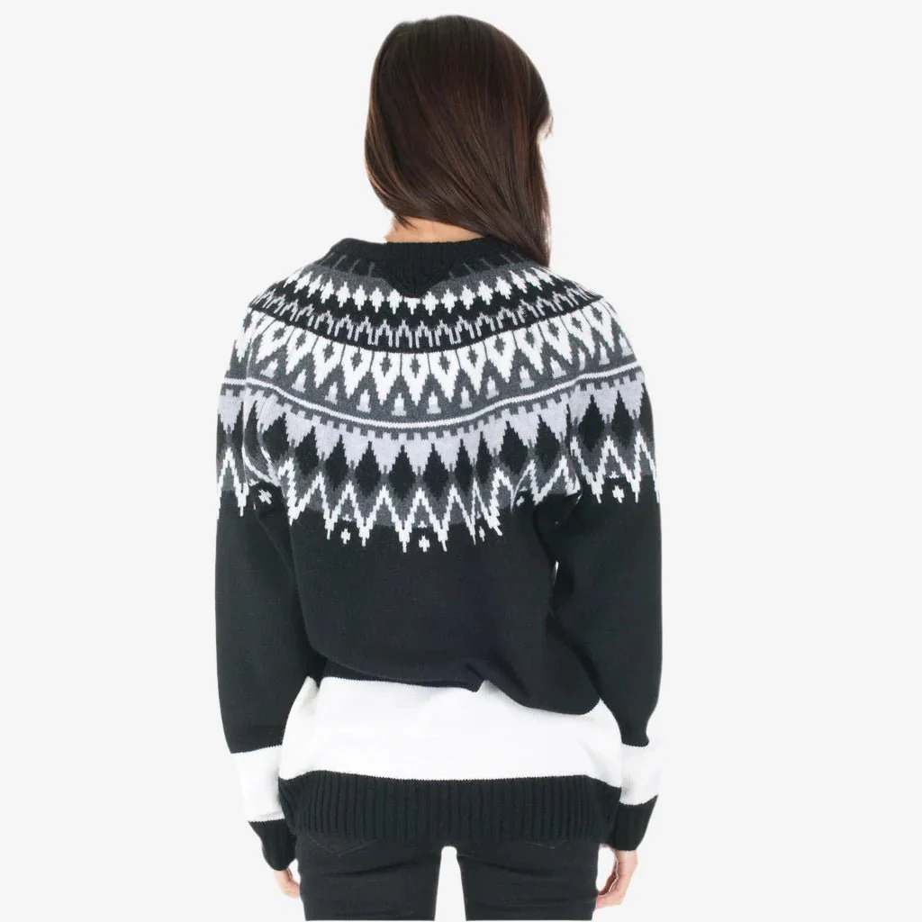 Jacquard Knit Sweater - Image 7