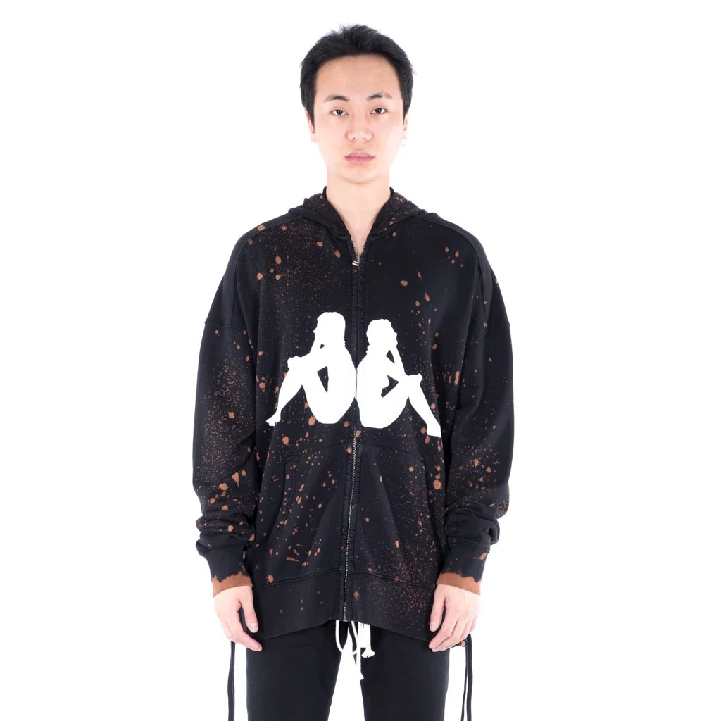 Kappa Bleach Laced Zip Hoody