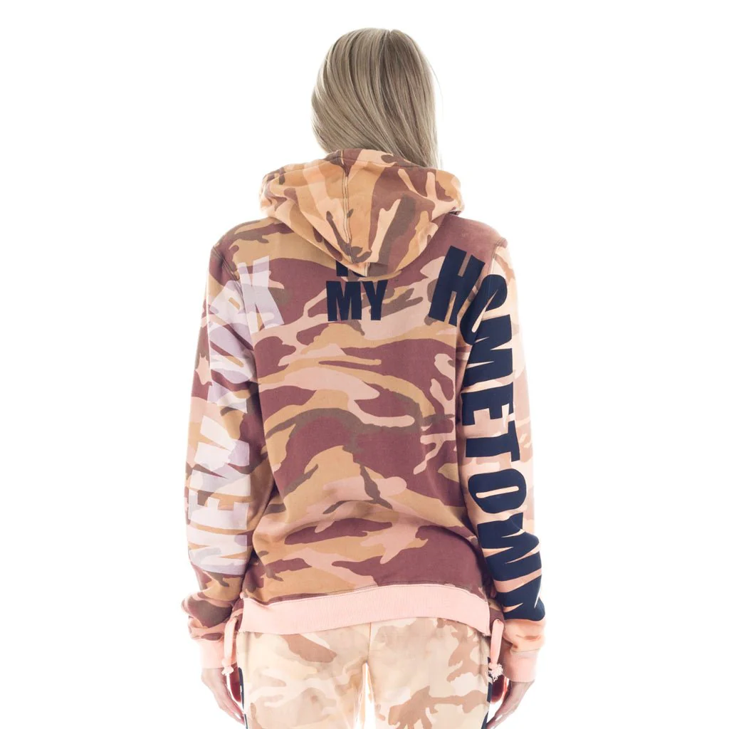 Womens Kappa Camouflage Laced Zip Hoody - Image 3