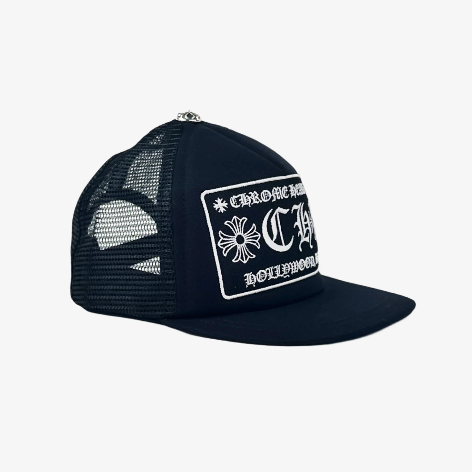 Kids CH Patch Black Trucker Cap - Image 2