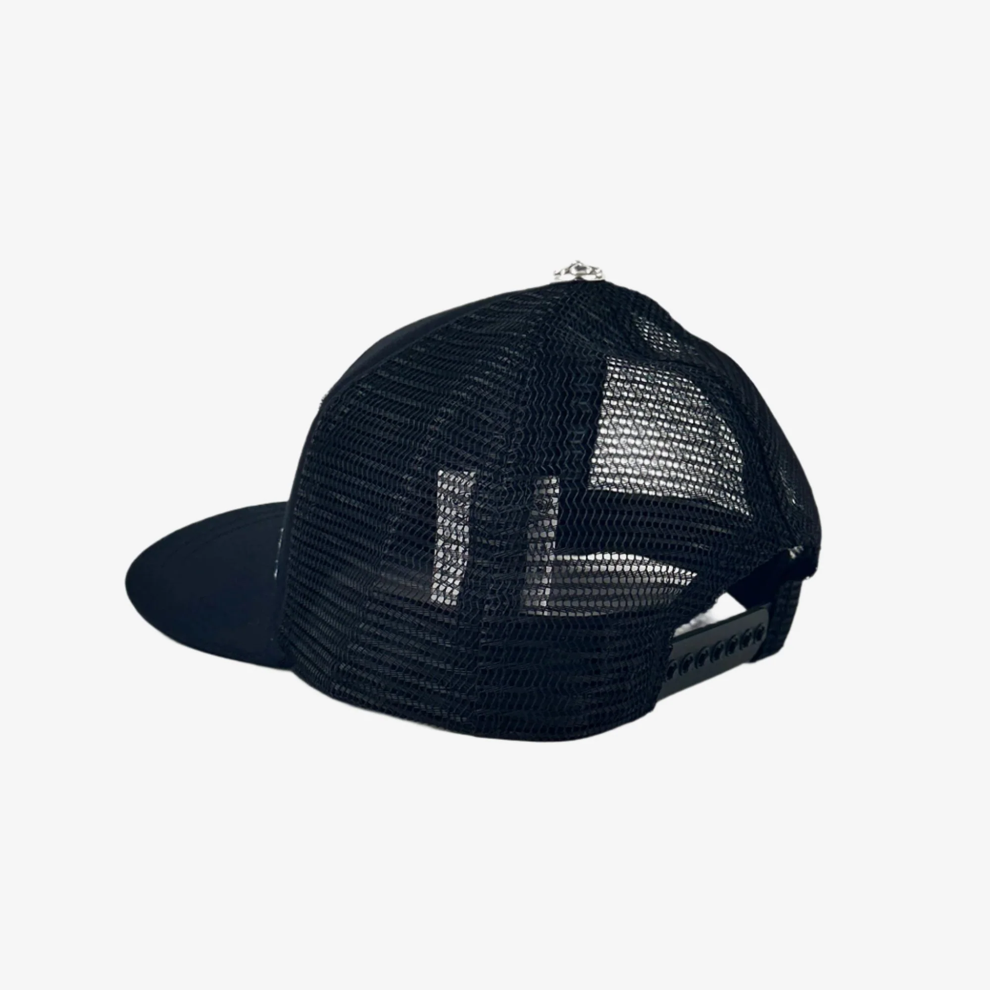 Kids CH Patch Black Trucker Cap - Image 3