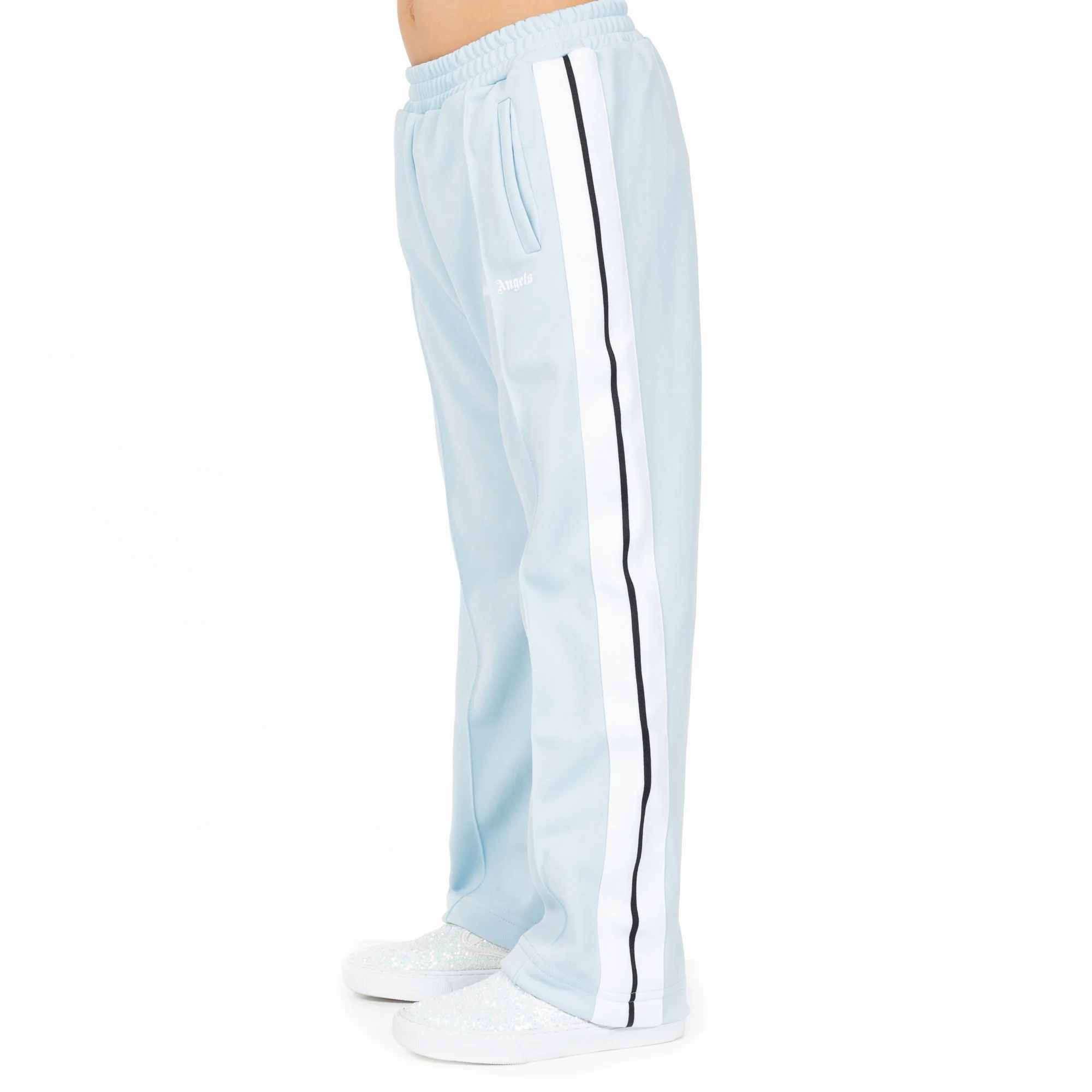 Kids Classic Baby Blue Track Pants - Image 2
