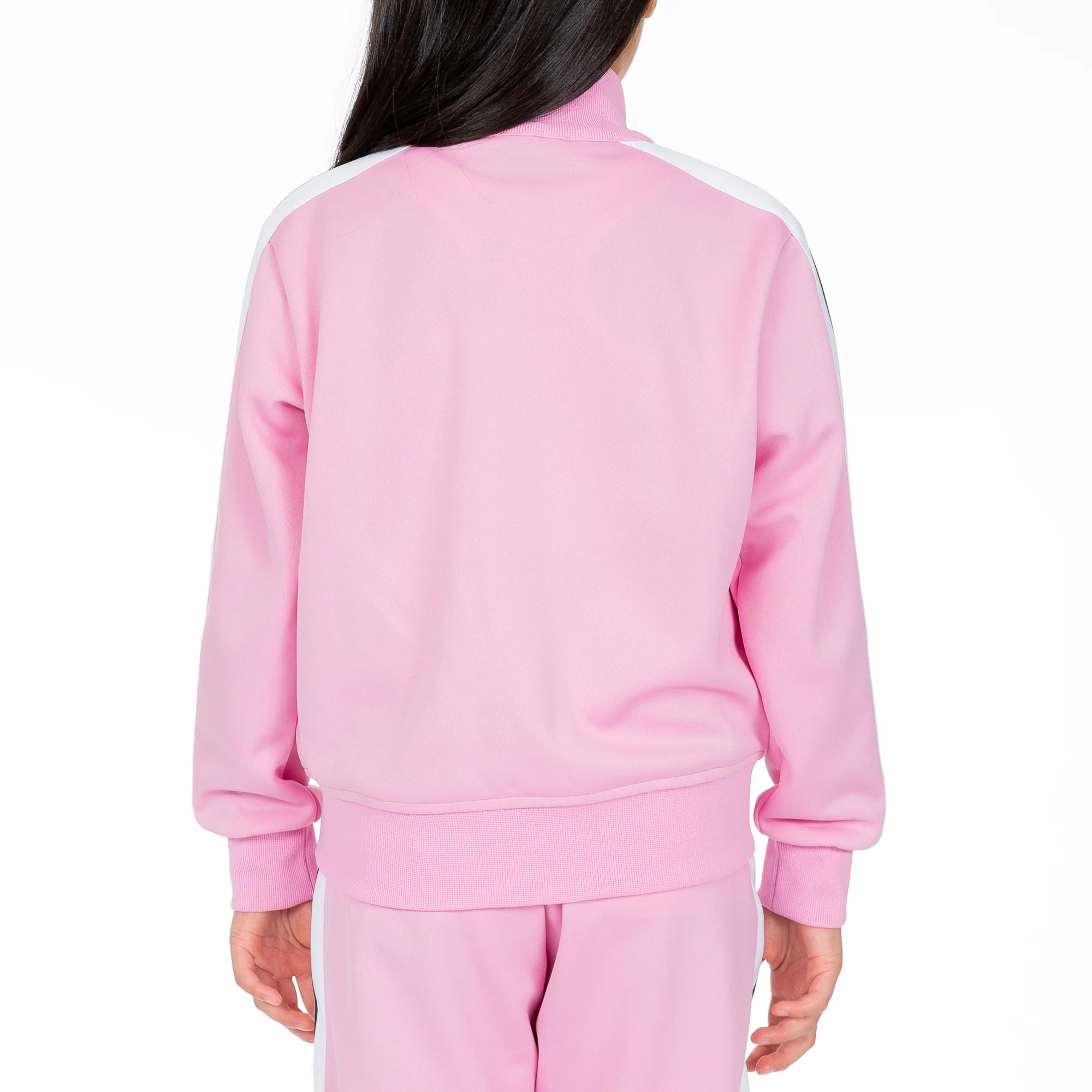 Kids Classic Baby Pink Track Jacket - Image 3