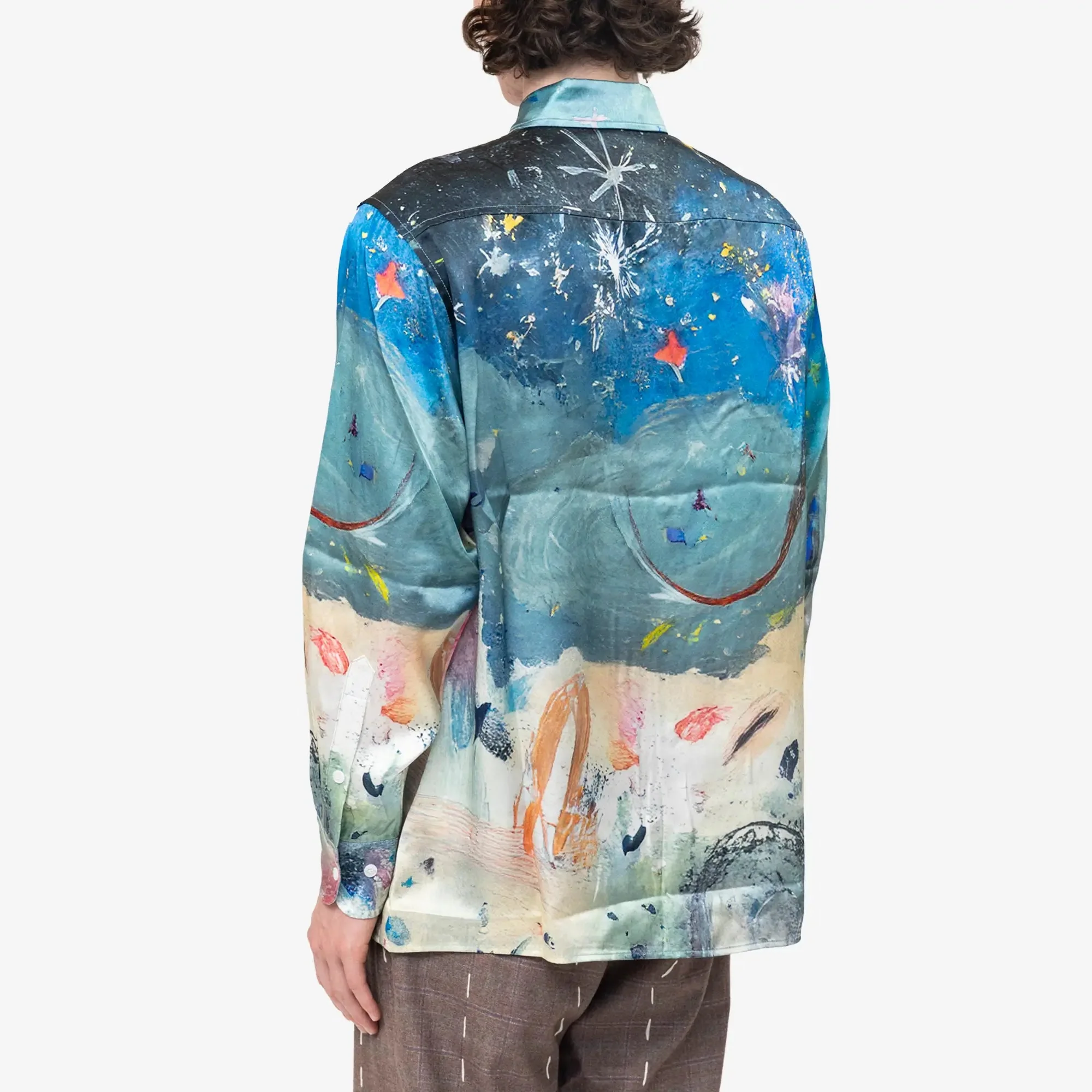 Book Page Silk Shirt - Image 4