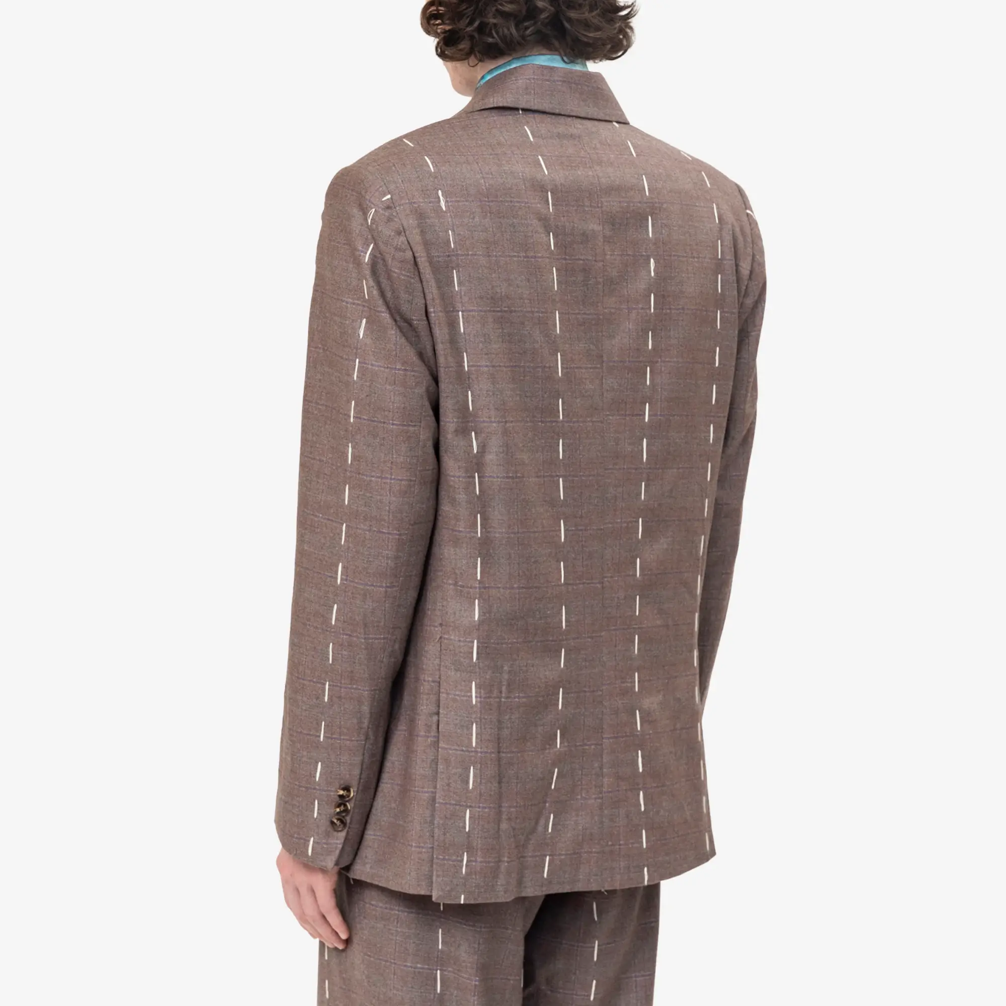 Face Embroidered Blazer - Image 4