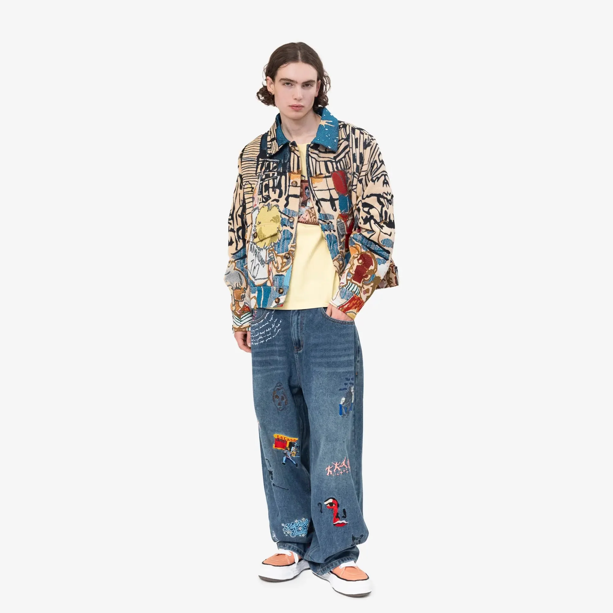 Jacquard Pocket Detail Jacket - Image 2