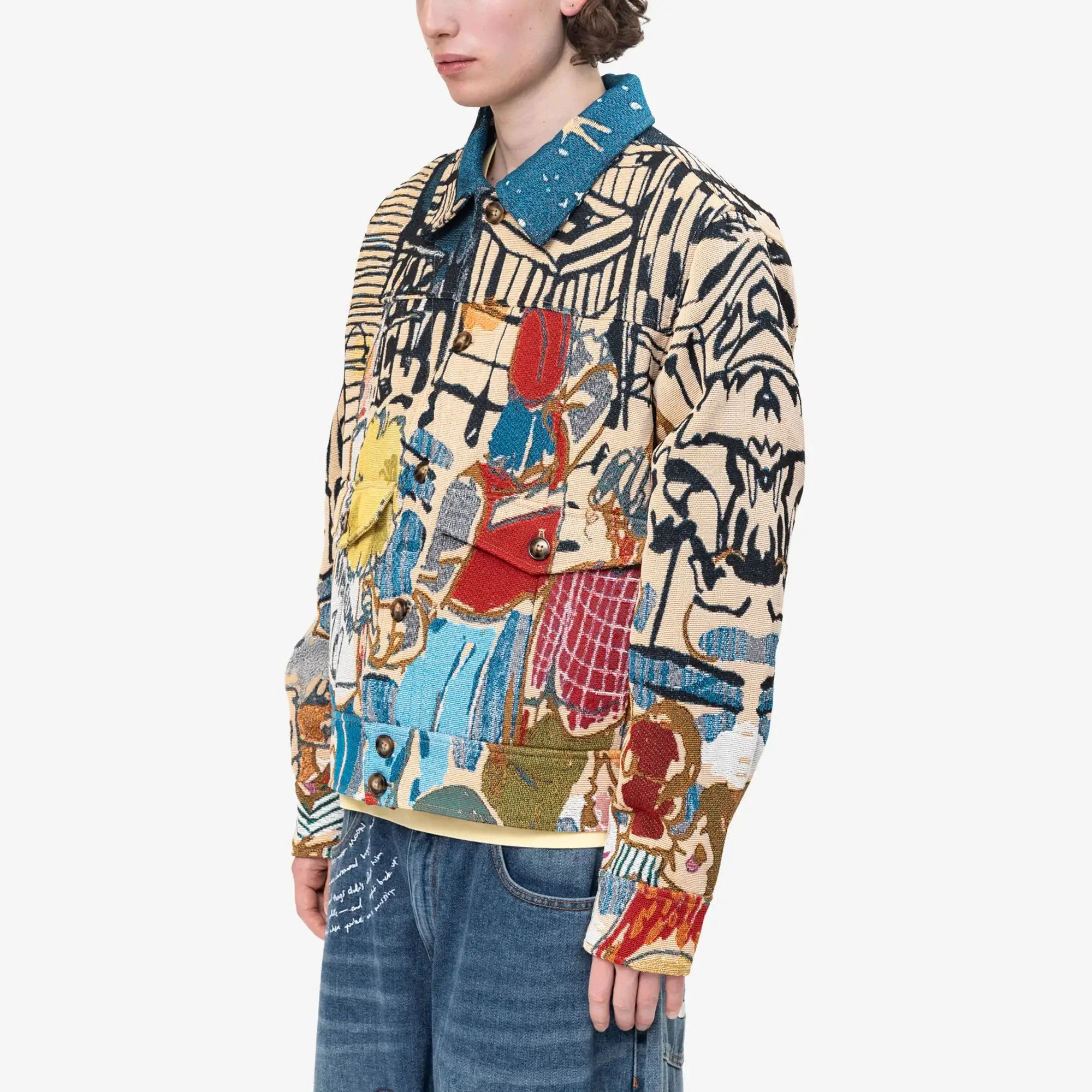 Jacquard Pocket Detail Jacket - Image 3