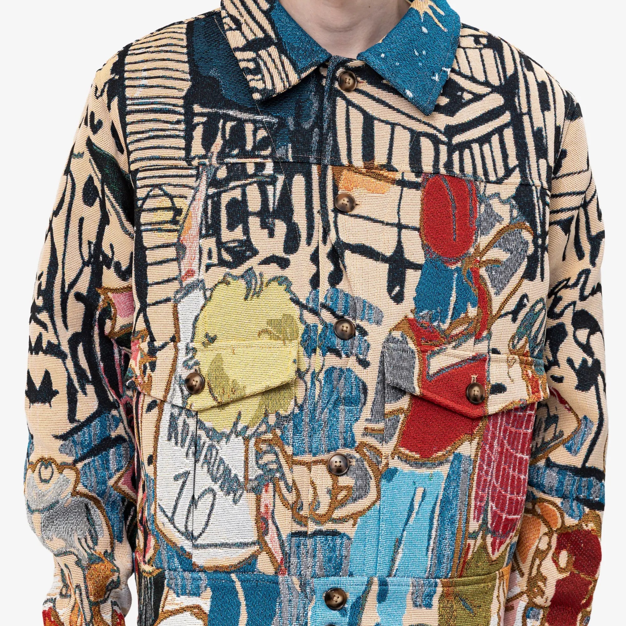 Jacquard Pocket Detail Jacket - Image 5