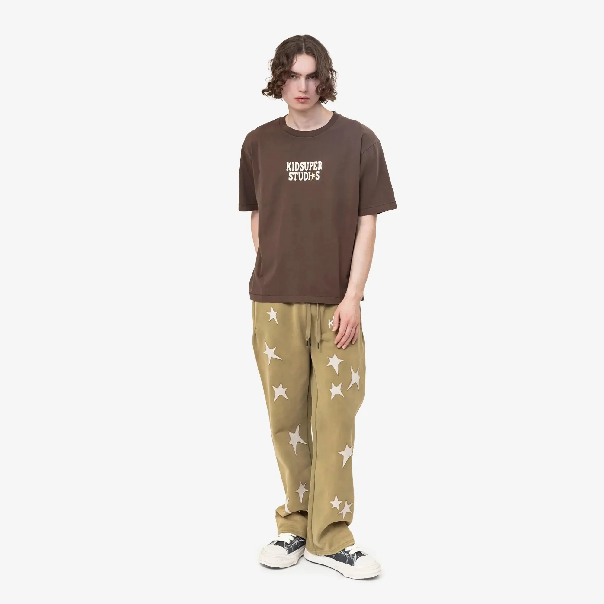 Stars Patchwork Sweatpants - Image 2