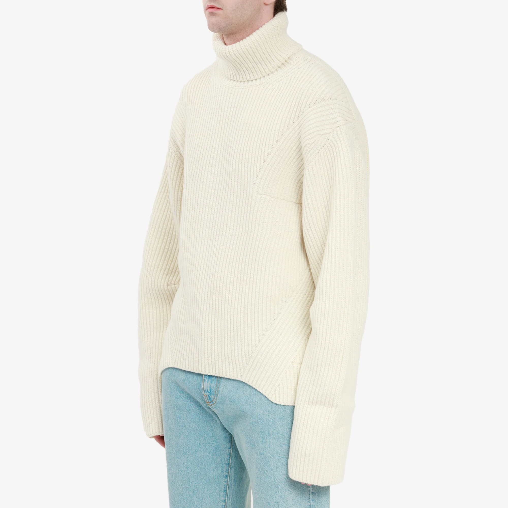 Knit Rib Turtleneck - Image 3