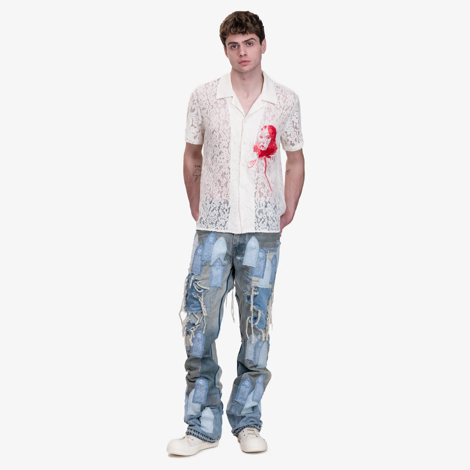 Lace Girl Painting Shirt - Image 2